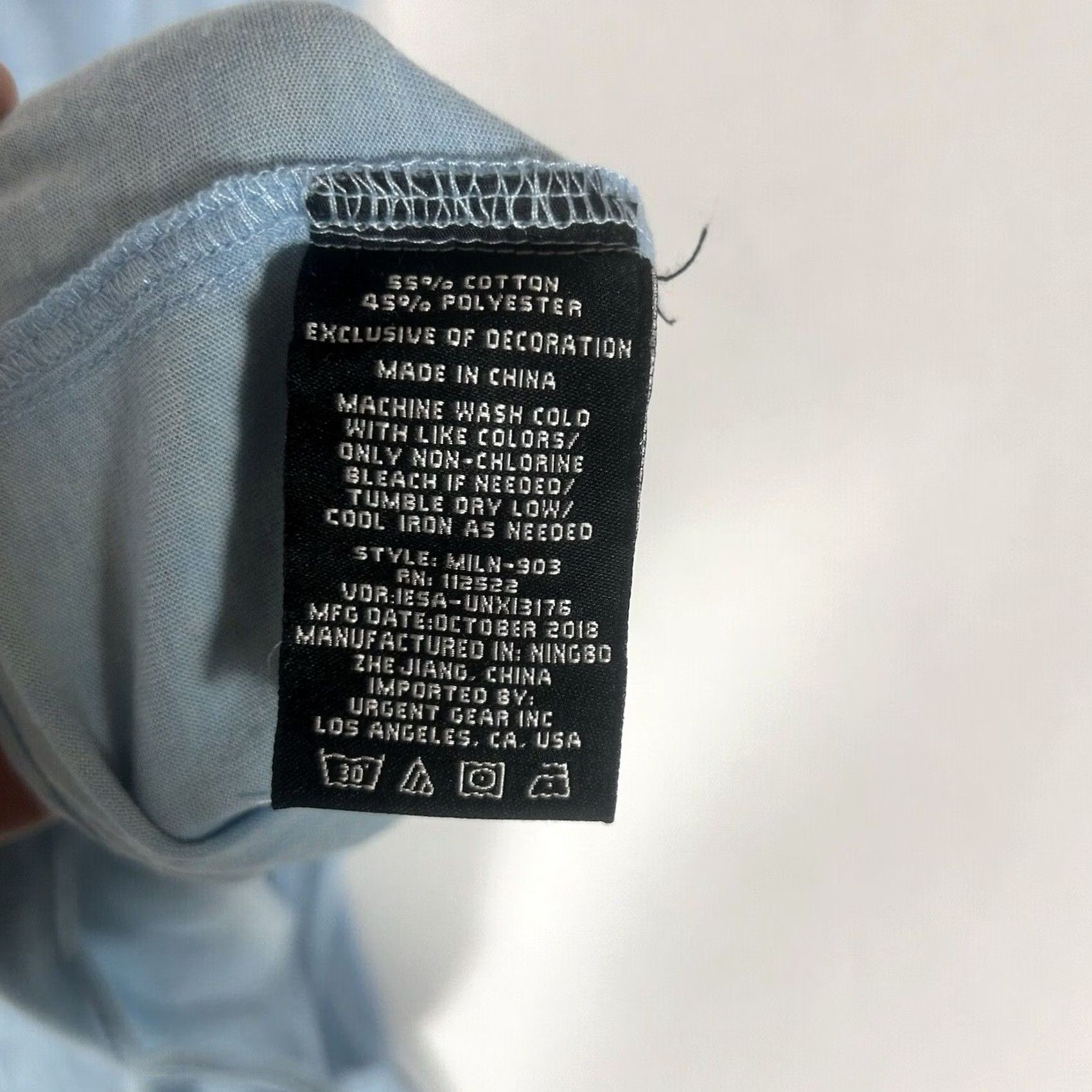 Vintage VINTAGE Indigo Star Shirt Men L Knit L/S Button-Down Burnout Indigo Star Shirt Men L Gray Solid Stars Knit Cotton Polyester Button-Up Long Sleeve Mens Size US L / EU 52-54 / 3 - 6 Thumbnail