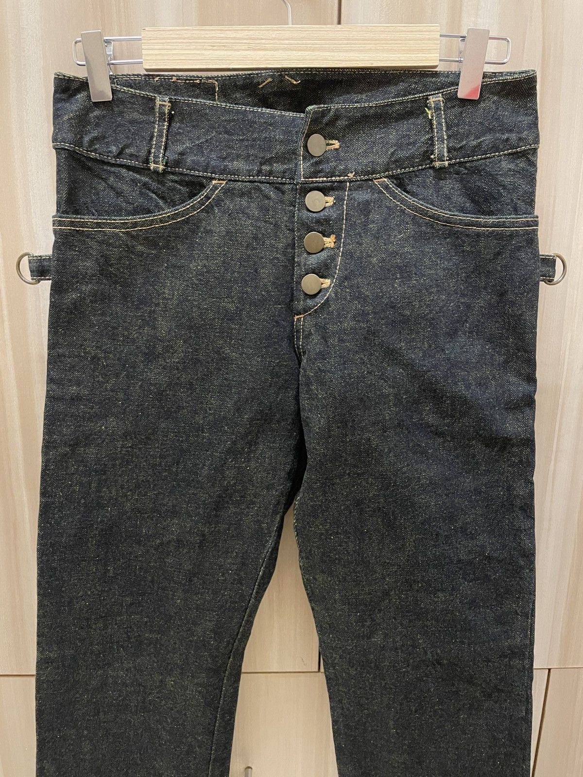 Beauty Beast Vtg Beauty:Beast AW98/99 Dark Knight Denim Jeans Size US 29 - 3 Thumbnail