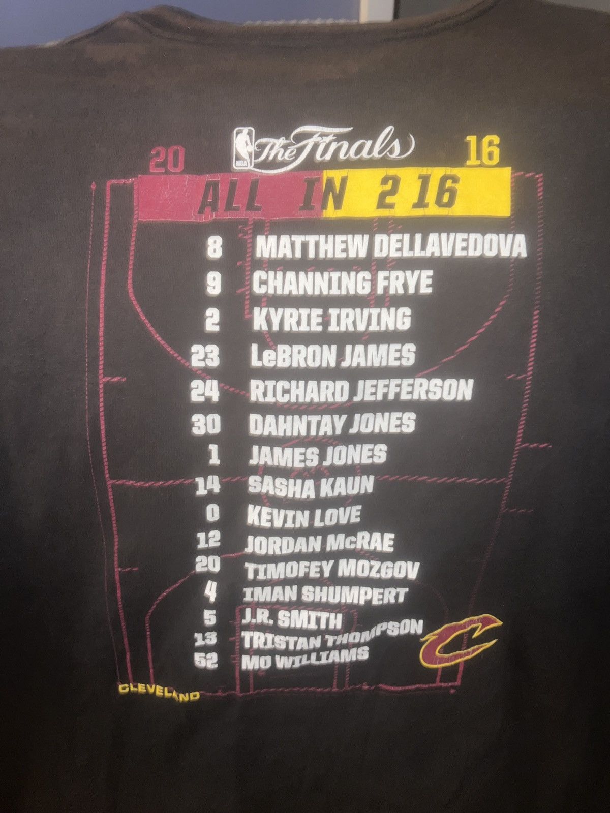 Majestic Majestic NBA Cavaliers 2016 The Finals All In 216 Tee Size US XXL / EU 58 / 5 - 7 Thumbnail
