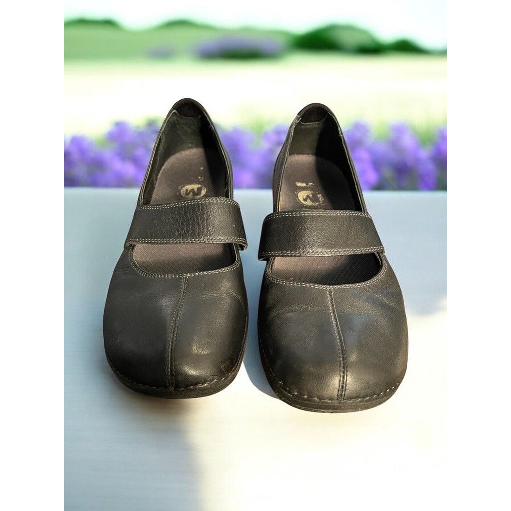 Merrell Womans Black Merrell Ortholite Leather Shoes Mary Janes Sz 9 Size US 9 / IT 39 - 4 Thumbnail