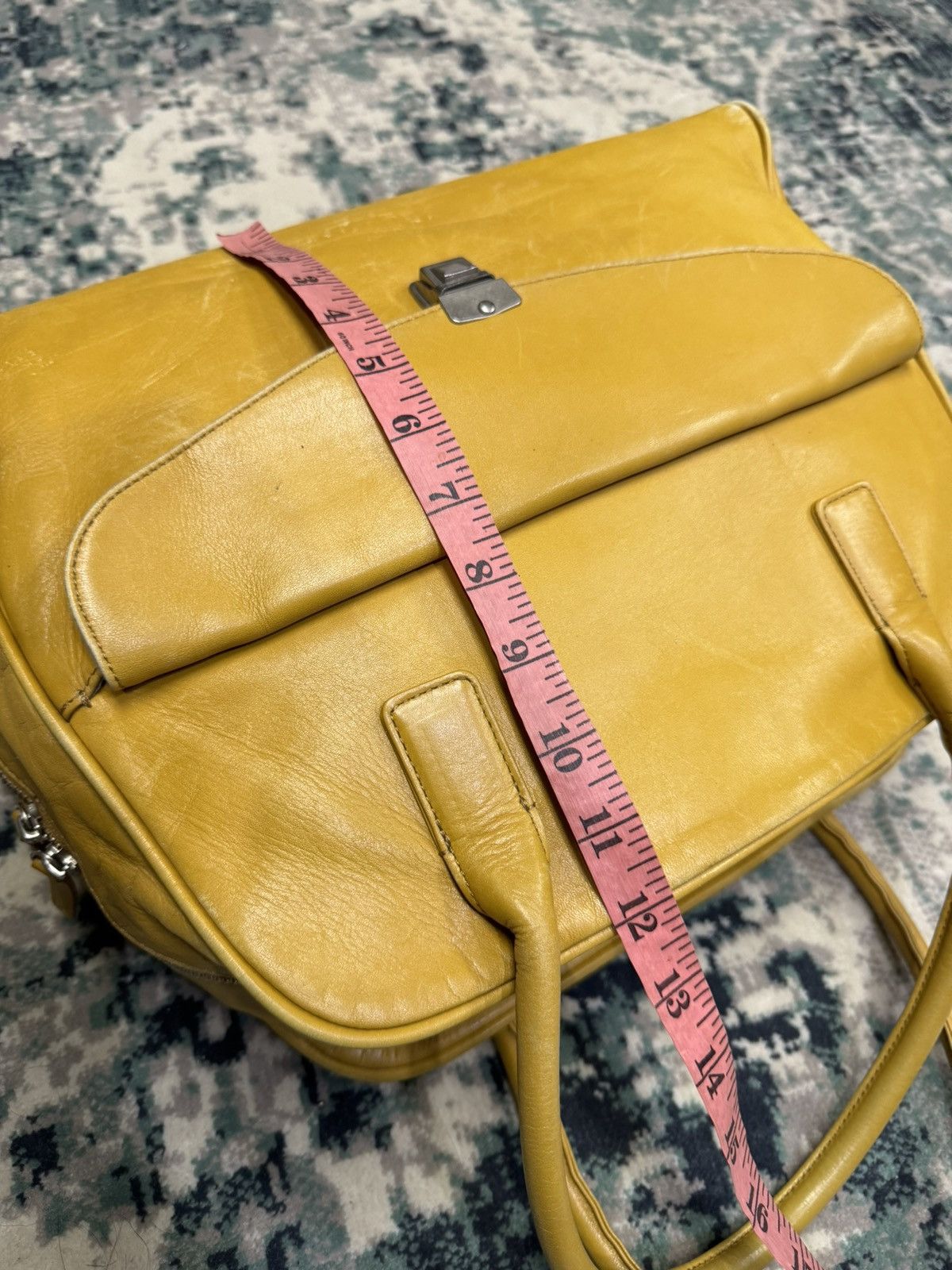 Margaret Howell LEATHER DUFFLE SHOULDER BAG CASUAL STYLE Size ONE SIZE - 6 Thumbnail
