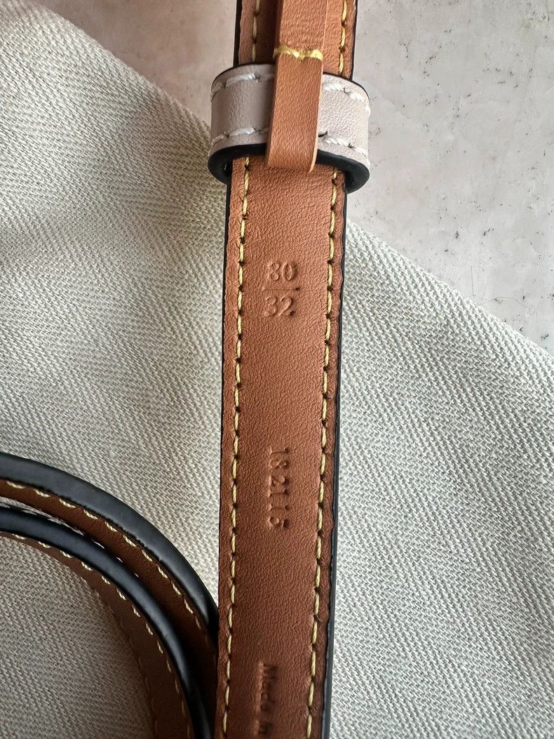 Loewe LOEWE Smooth leather fine leather narrow belt Size ONE SIZE - 6 Thumbnail