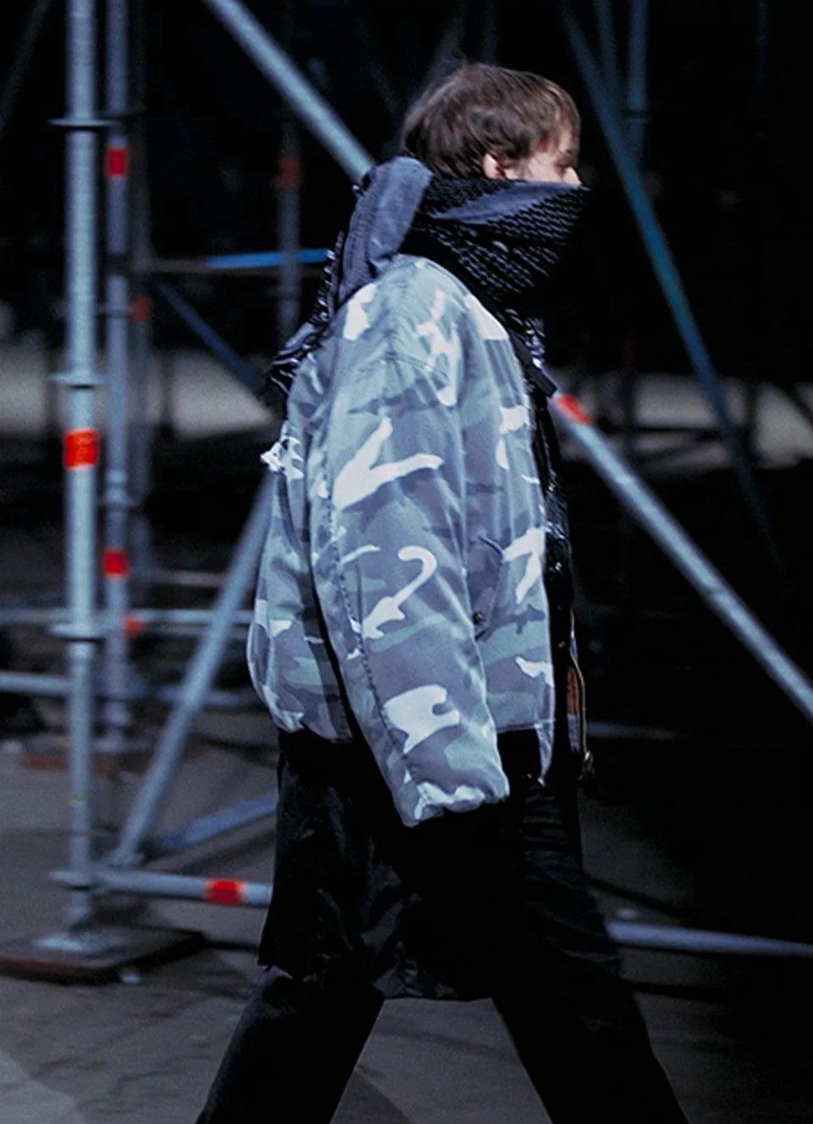 If Six Was Nine Green Keffiyeh Scarf Raf Simons Undercover Junya Style Size ONE SIZE - 12 Thumbnail