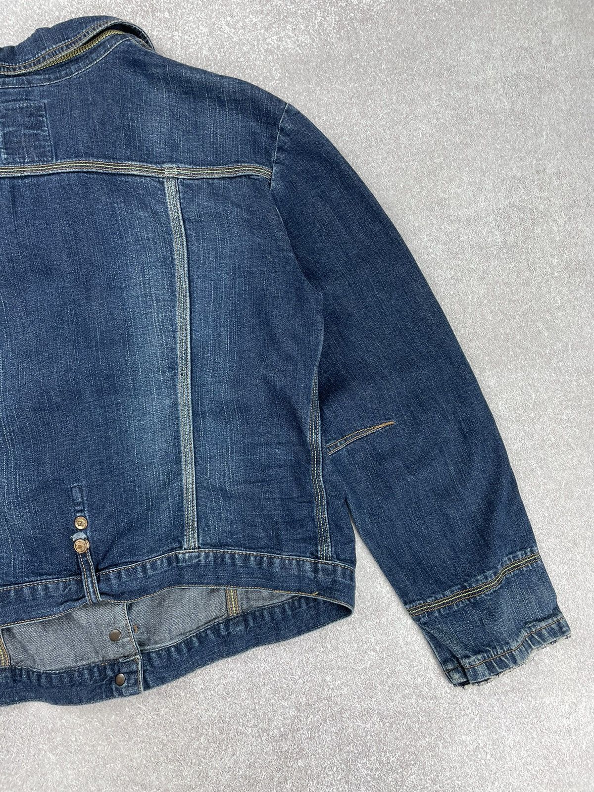 Japanese Brand × Marithe + Francois Girbaud Marithe Francois Girbaud Denim Jacket Y2k Size L / US 10 / IT 46 - 8 Thumbnail