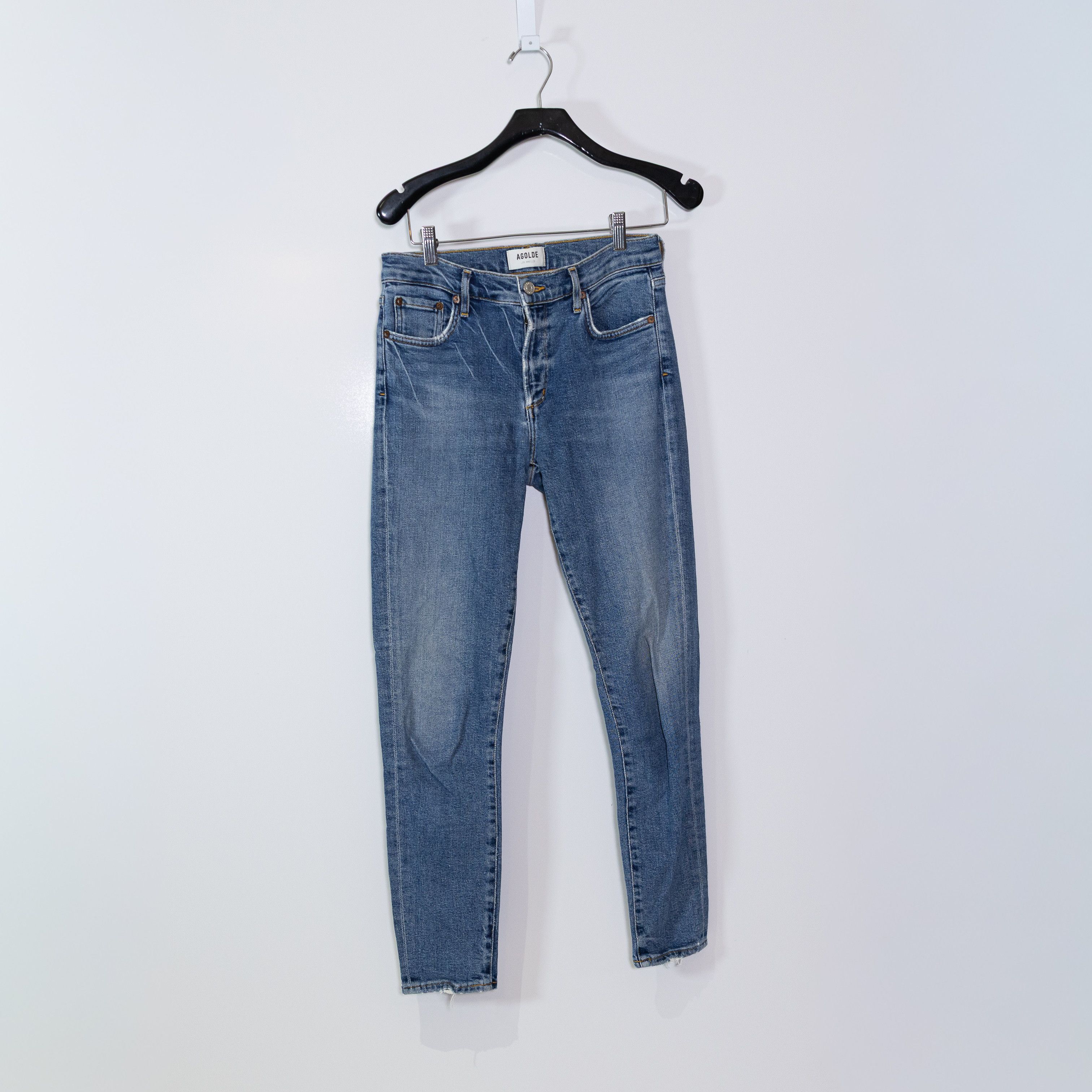 Agolde Agolde Women's Sophie Cotton Stretch Mid Size 27" / US 4 / IT 40 - 1 Thumbnail
