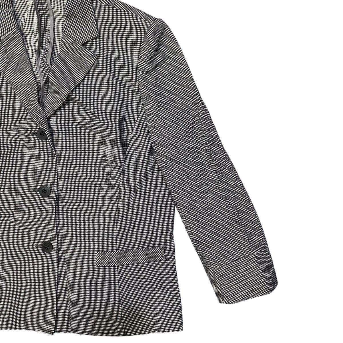 Aquascutum Aquascutum Japan Mini Check Wool Blazer – Archival Tailoring Size 34S - 4 Thumbnail