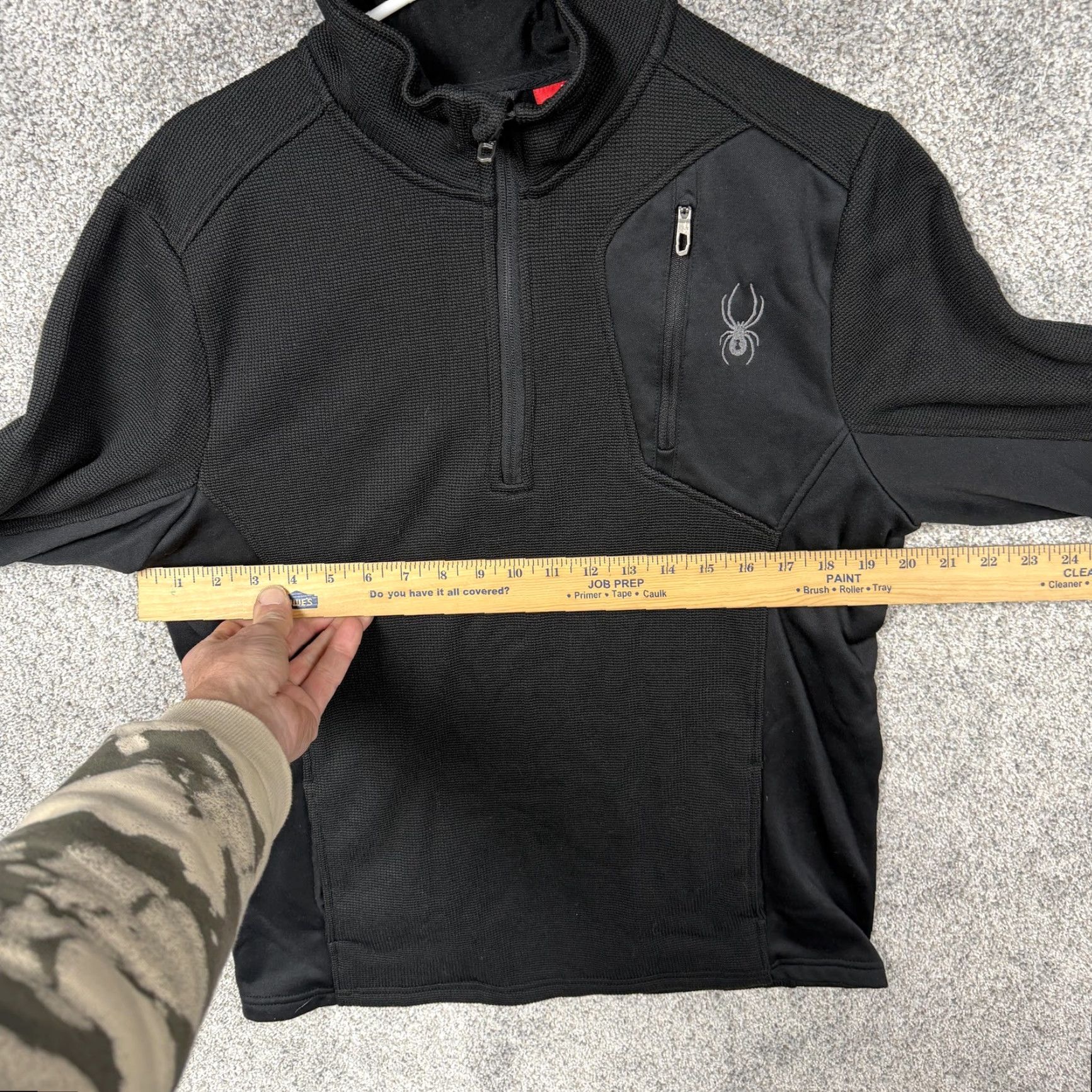 Spyder Spyder Pullover Mens M Black 1/4 Zip Thermal Fleece Ski Hiking Gorpcore Shirt Size US M / EU 48-50 / 2 - 4 Thumbnail