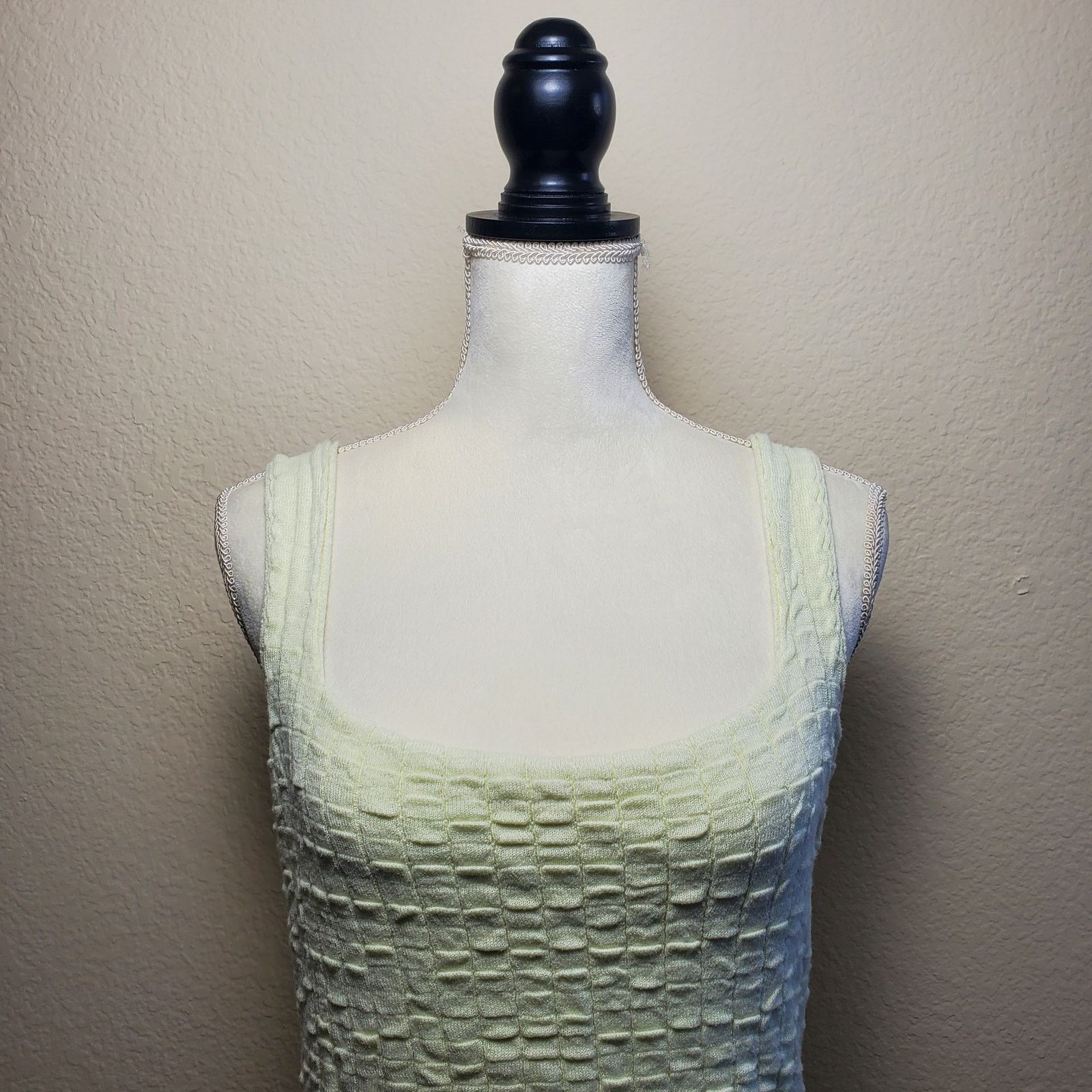 Free People Free People Yellow Mini Dress Large Size L / US 10 / IT 46 - 5 Thumbnail