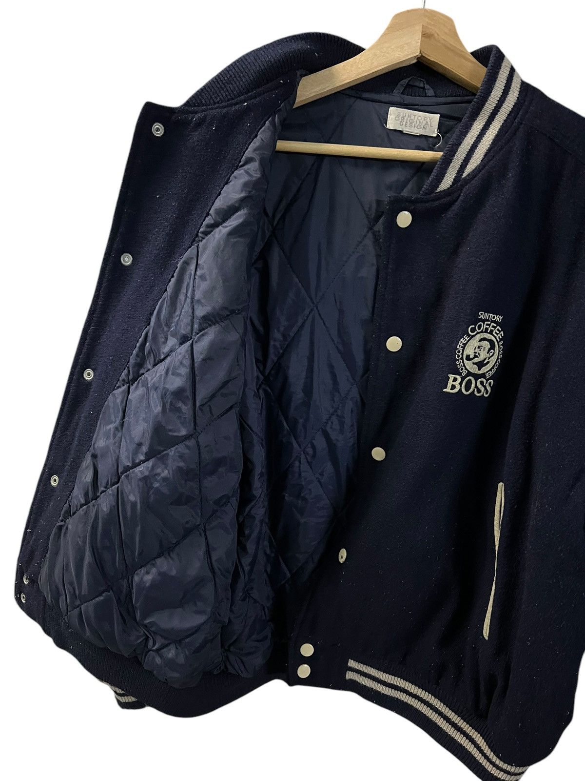 Japanese Brand × Vintage VINTAGE SUNTORY BOSS COFFEE WOOL EMBROIDERY SPELLOUT Size US L / EU 52-54 / 3 - 10 Thumbnail