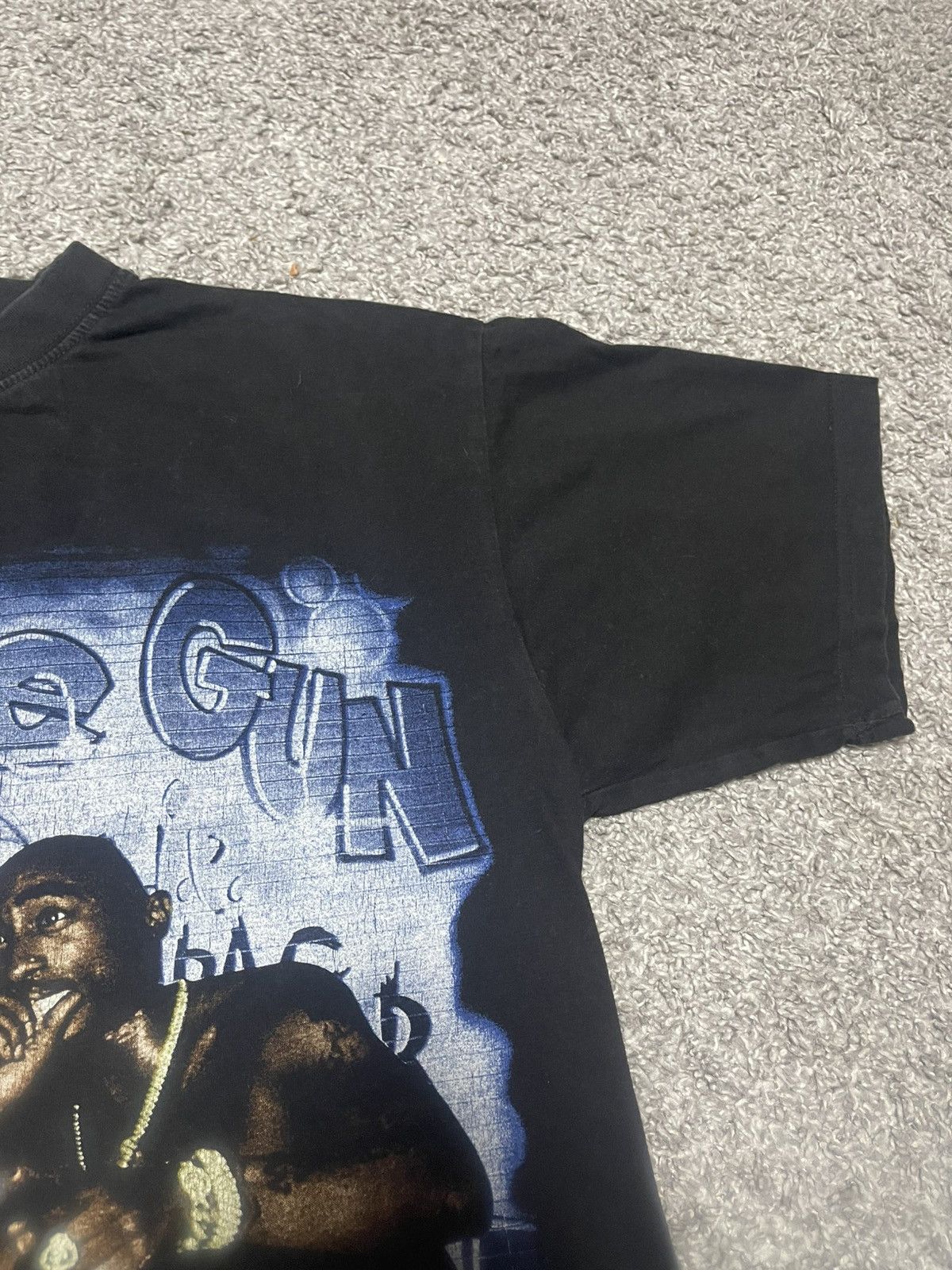 Rap Tees Vintage 2PAC Rap Tee Faded Black Tshirt size L Size US L / EU 52-54 / 3 - 4 Thumbnail