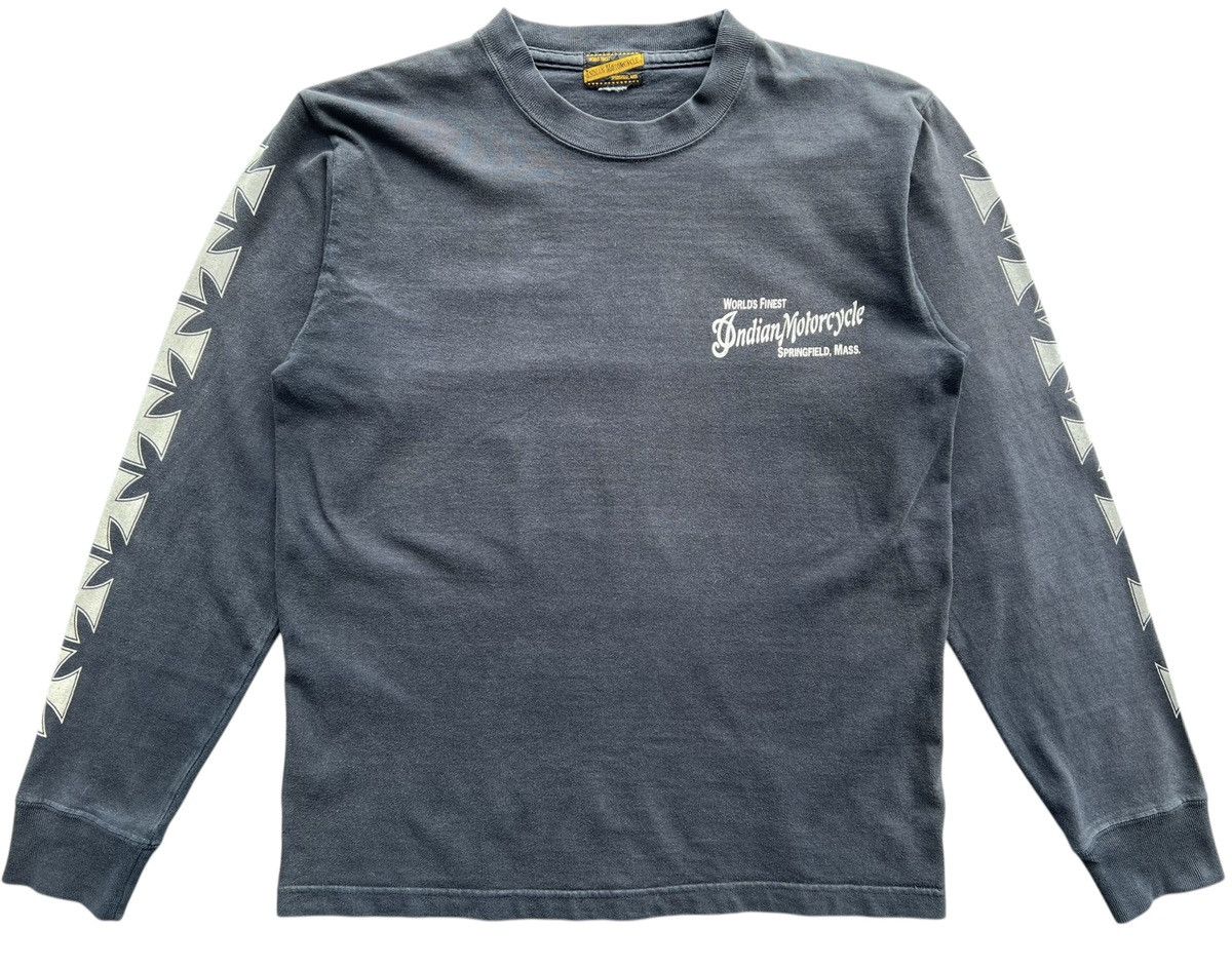 Indian Motorcycle × Toyo Enterprises 🔥Roaring San Francisco California Mc Roamers Longsleeves Tee Size US S / EU 44-46 / 1 - 2 Thumbnail