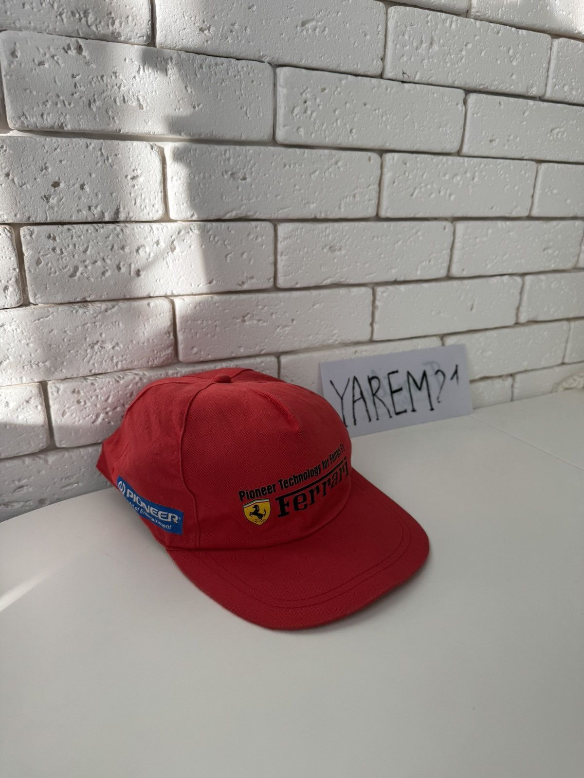 Ferrari Ferrari Pioneer technology logo racing cap 90s cap Size ONE SIZE - 1 Thumbnail
