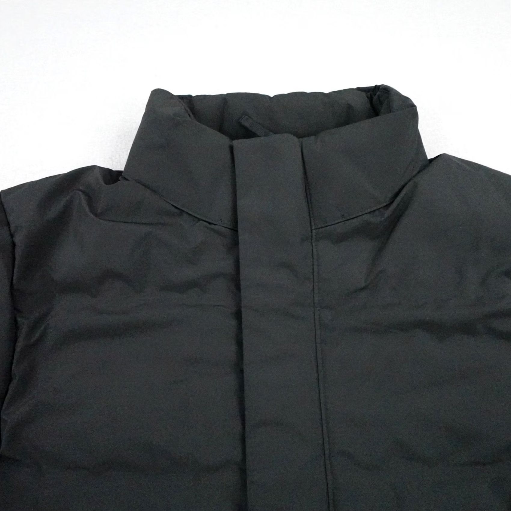 Uniqlo Uniqlo Coat Womens S Black Lightweight Down Puffer Long Zip Snap Up Size S / US 4 / IT 40 - 2 Thumbnail