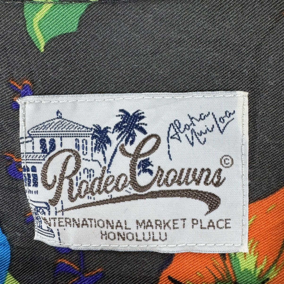 Sun Surf ☀️RODEO CROWNS FLORAL RAYON HAWAII SHIRT Size US L / EU 52-54 / 3 - 9 Thumbnail