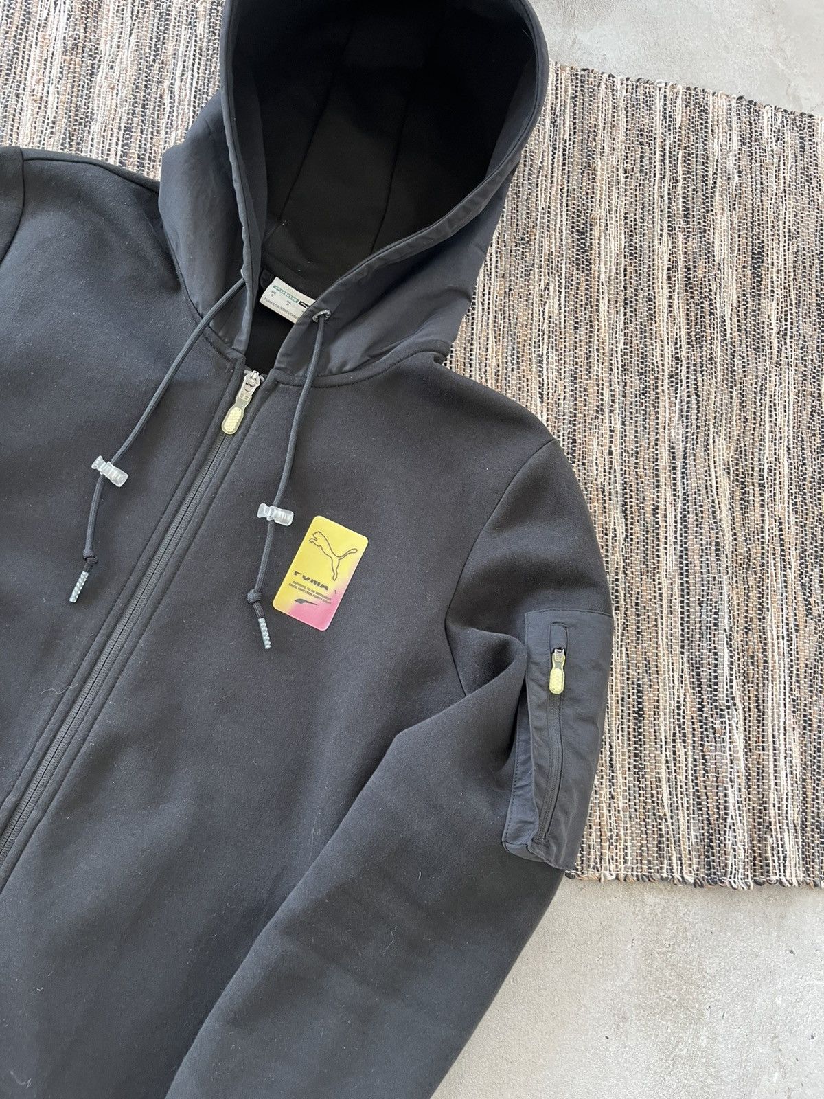 Puma Vintage Puma Zip Hoodie Tech Fleece Style Black Drill Y2K Size US S / EU 44-46 / 1 - 5 Thumbnail