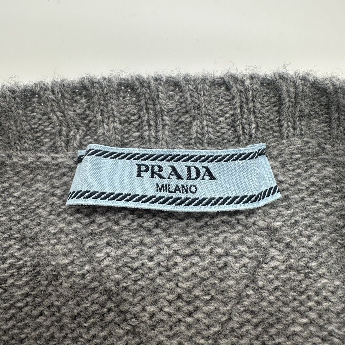 Prada PRADA Wool Blend Short Sleeve Cashmere Sweater K26WX Size S / US 4 / IT 40 - 5 Thumbnail