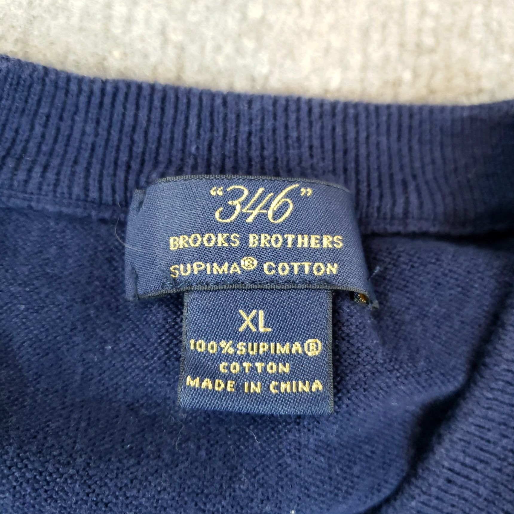 Brooks Brothers VINTAGE Brooks Brothers Sweater Vest Mens XL Blue V-Neck Pullover Casual Golf Size US XL / EU 56 / 4 - 5 Thumbnail