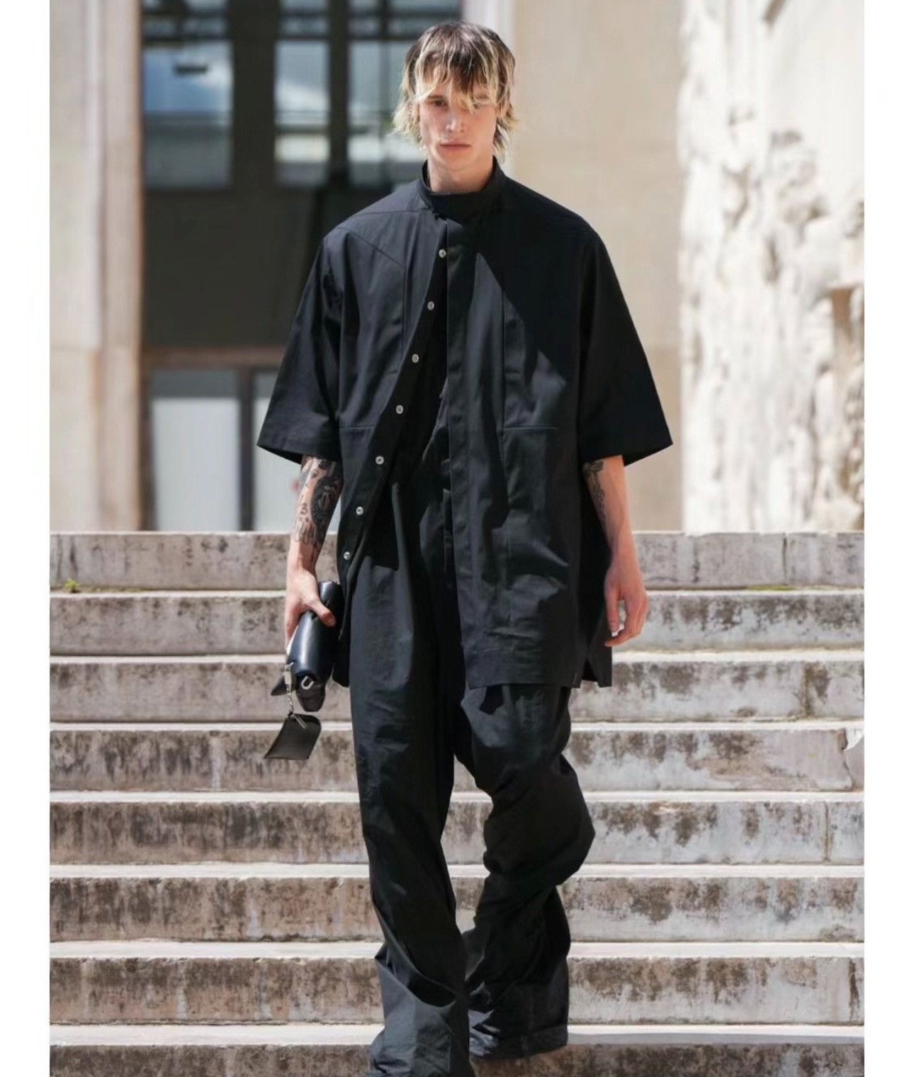 Rick Owens Rick Owens short-sleeved shirt Size US M / EU 48-50 / 2 - 3 Thumbnail