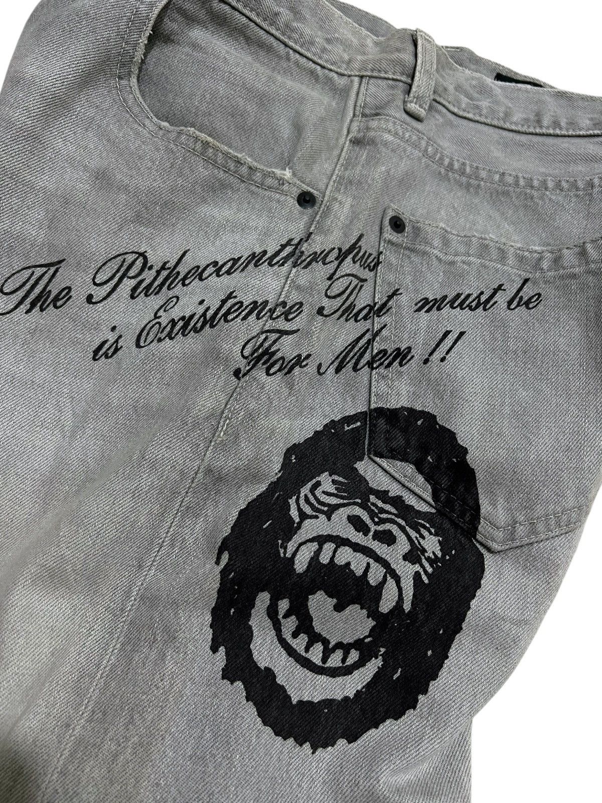 If Six Was Nine RNA distressed japanese punk jeans Size US 31 - 8 Thumbnail