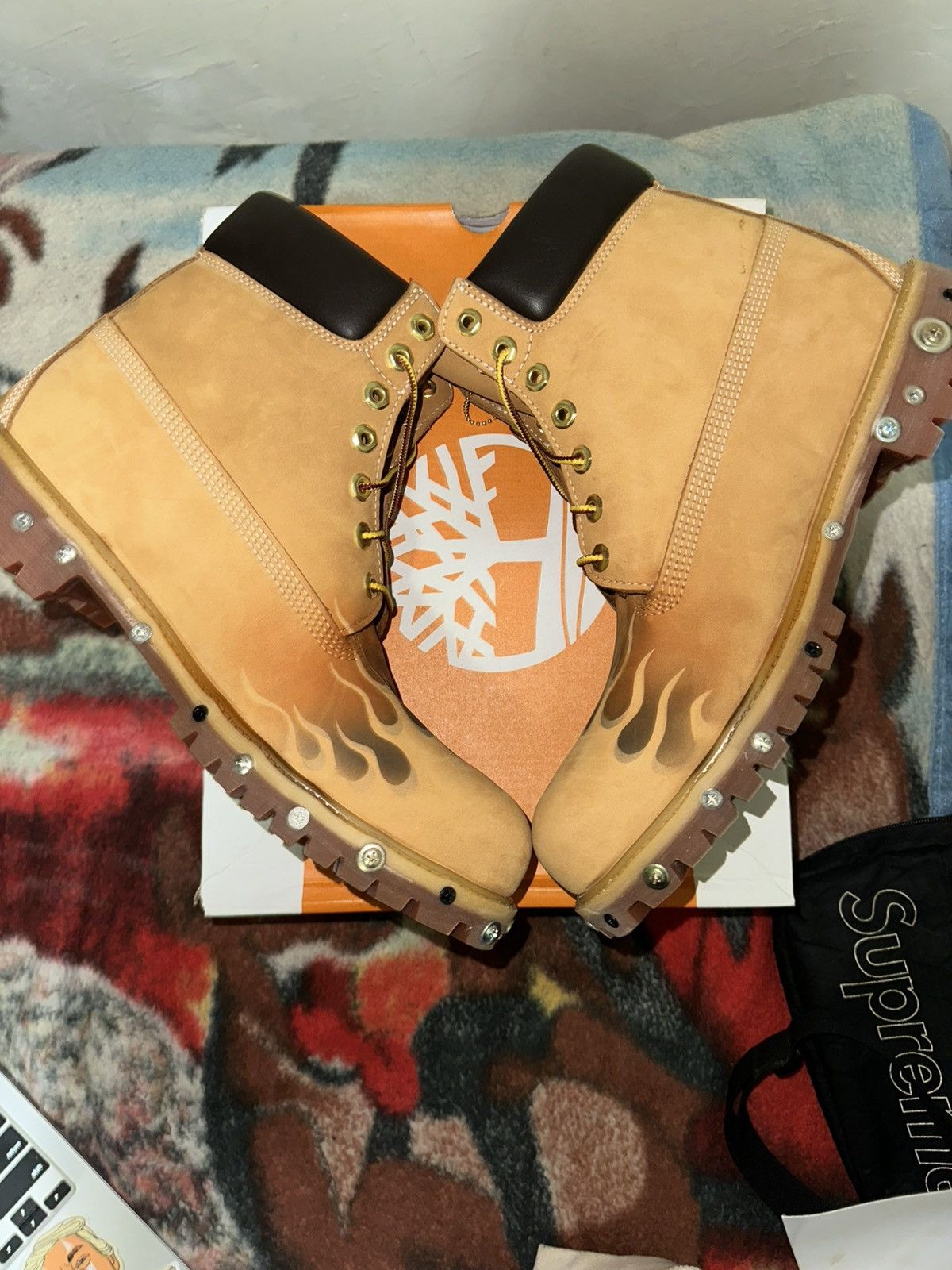 Greedy Unit Greedy Unit x Loso Wave Timberlands Size US 12 / EU 45 - 7 Thumbnail