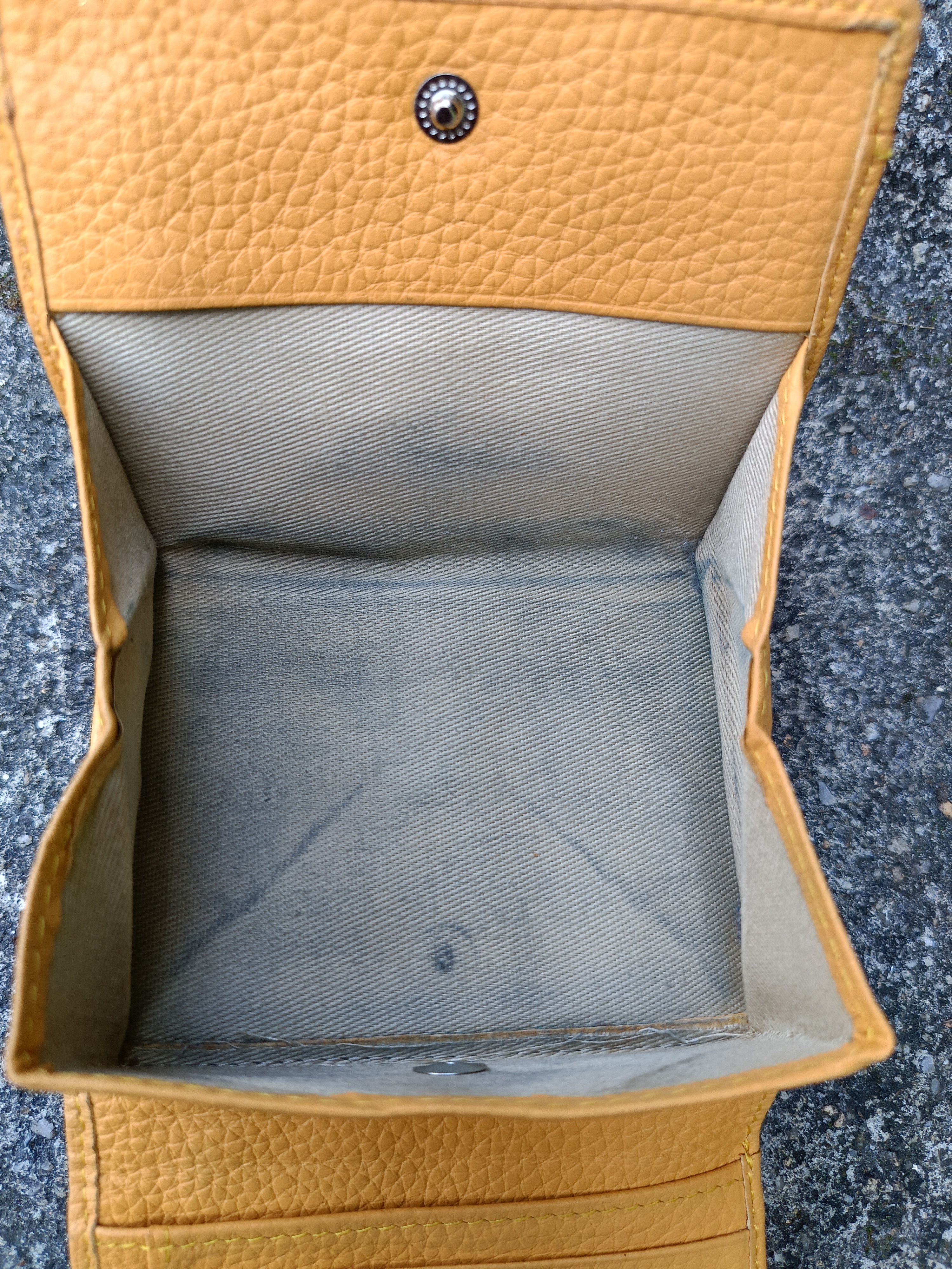Kansai Yamamoto KANSAI YAMAMOTO COWHIDE BIFOLD WALLET YELLOW Size ONE SIZE - 13 Thumbnail