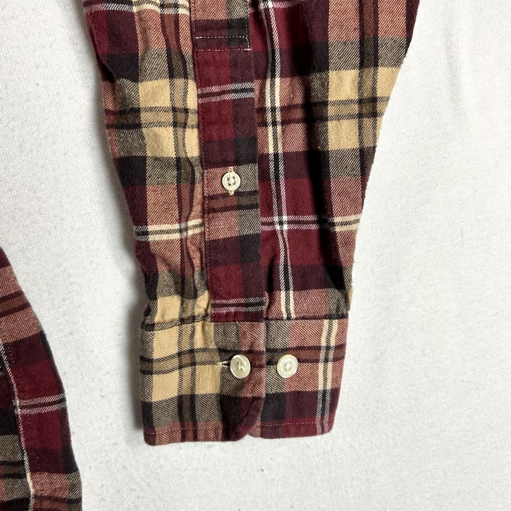 Brooks Brothers Brooks Brothers 346 Button-Up Flannel Shirt Men L Red Plaid Casual Long Sleeve Button-Down Collar Size US L / EU 52-54 / 3 - 7 Thumbnail