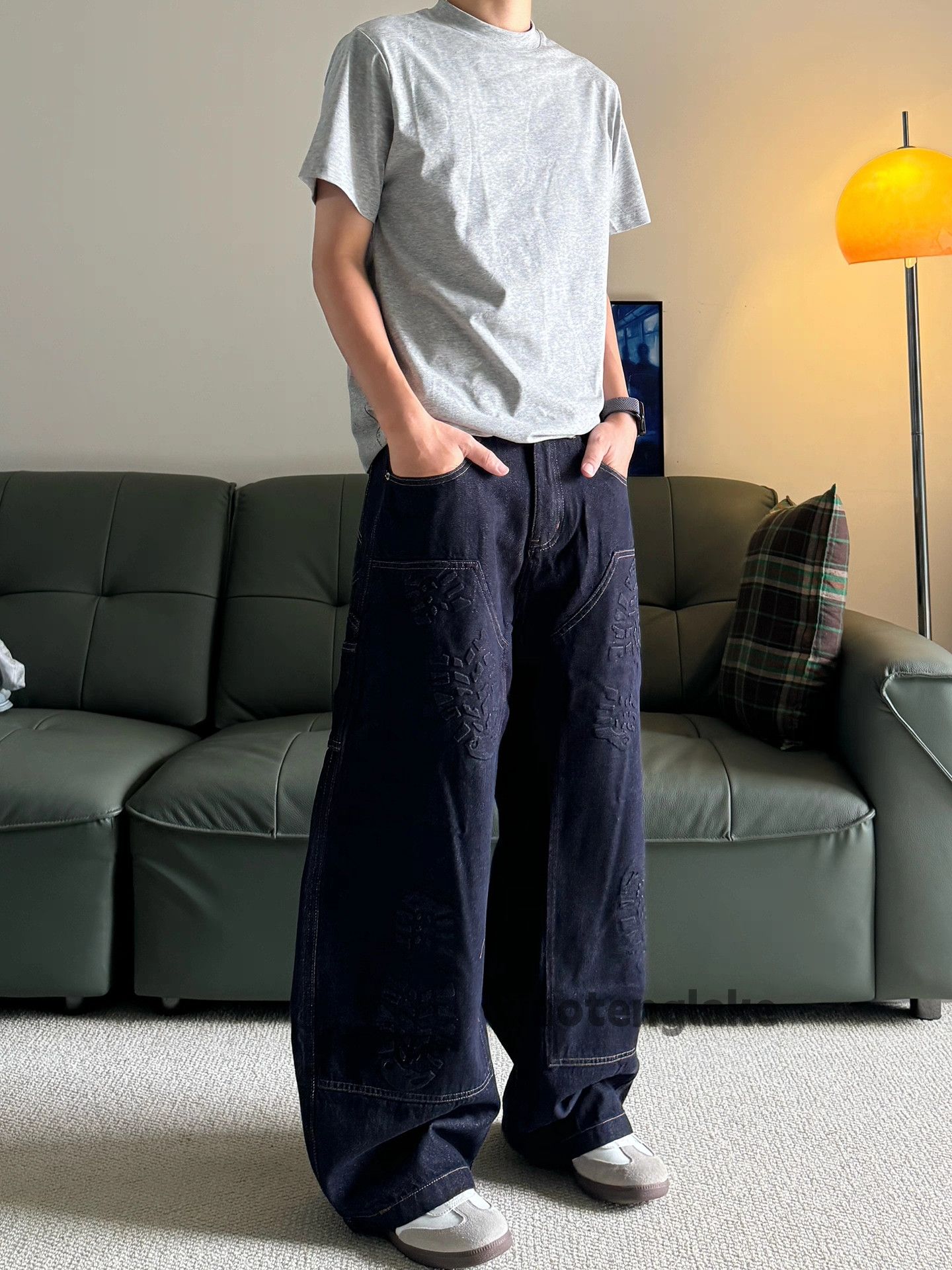 Jean Utility loose baggy skate hiphop yuppie carpenter pants Size US 28 / EU 44 - 1 Thumbnail