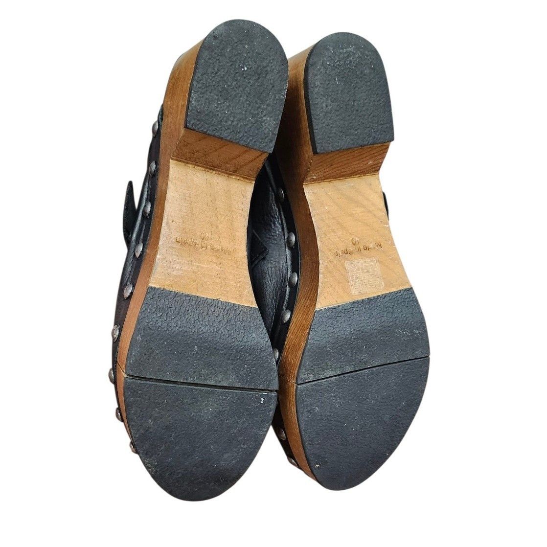 Free People Free People Culver City Clog Black Leather Studs EU 40 US 10 Size US 10 / IT 40 - 10 Thumbnail