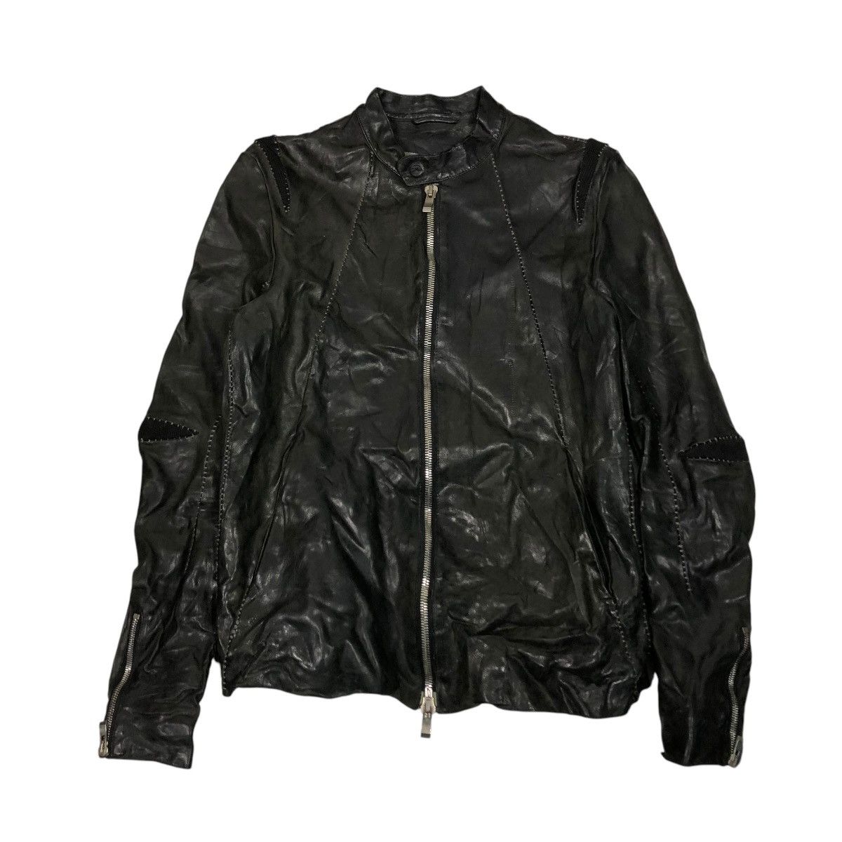 Incarnation 🔥VINTAGE GENUINE LEATHER BIKER JACKET INCARNATION Size US S / EU 44-46 / 1 - 1 Thumbnail