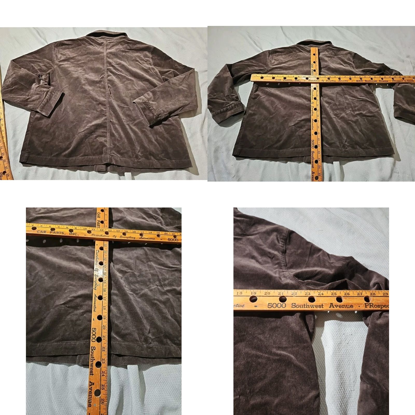 Eileen Fisher Eileen Fisher Jacket Womens Large Corduroy Cropped Relaxed Chore Coat Casual Size L / US 10 / IT 46 - 9 Thumbnail