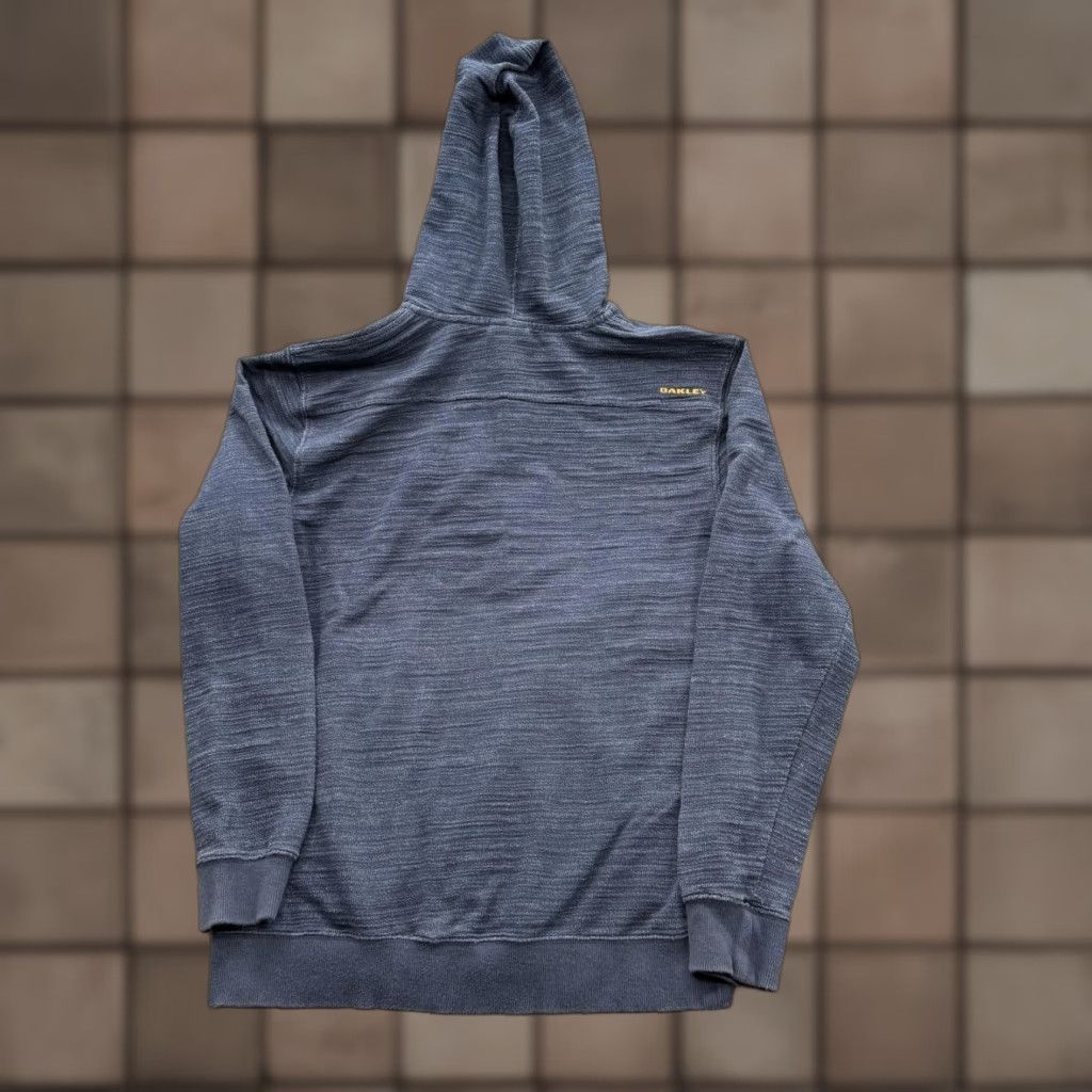 Oakley Oakley Hoodie Mens Small Blue Heather Half Zip Kangaroo Pocket Logo Shirt/Hoody Pullover Knit Zippered Pocket Logo Size US S / EU 44-46 / 1 - 1 Thumbnail