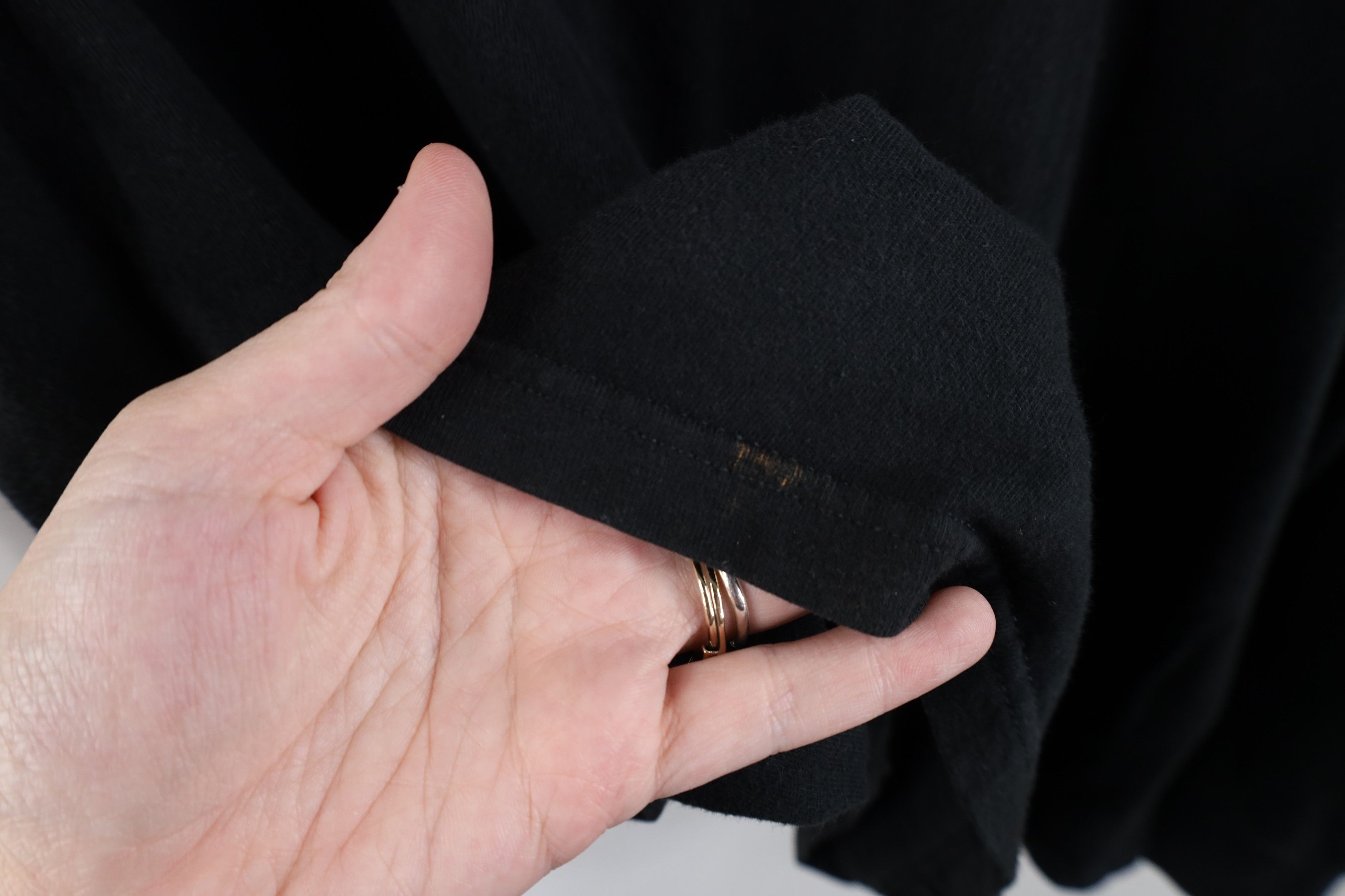 Vintage Vintage 90s Y2K Streetwear Cotton Long Sleeve T-Shirt Black Size US XXL / EU 58 / 5 - 6 Thumbnail