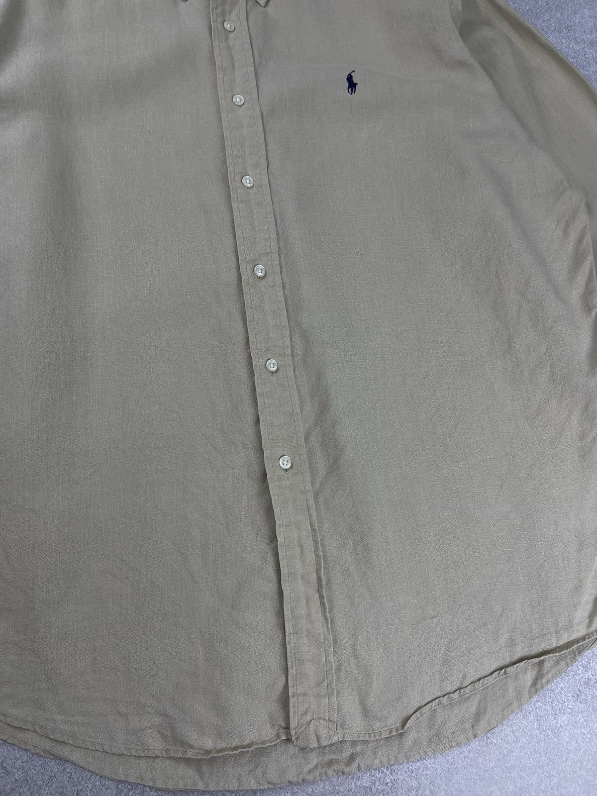 Polo Ralph Lauren × Ralph Lauren × Vintage Vintage Polo Ralph Lauren Linen Ellington Shirt Size US XL / EU 56 / 4 - 4 Thumbnail