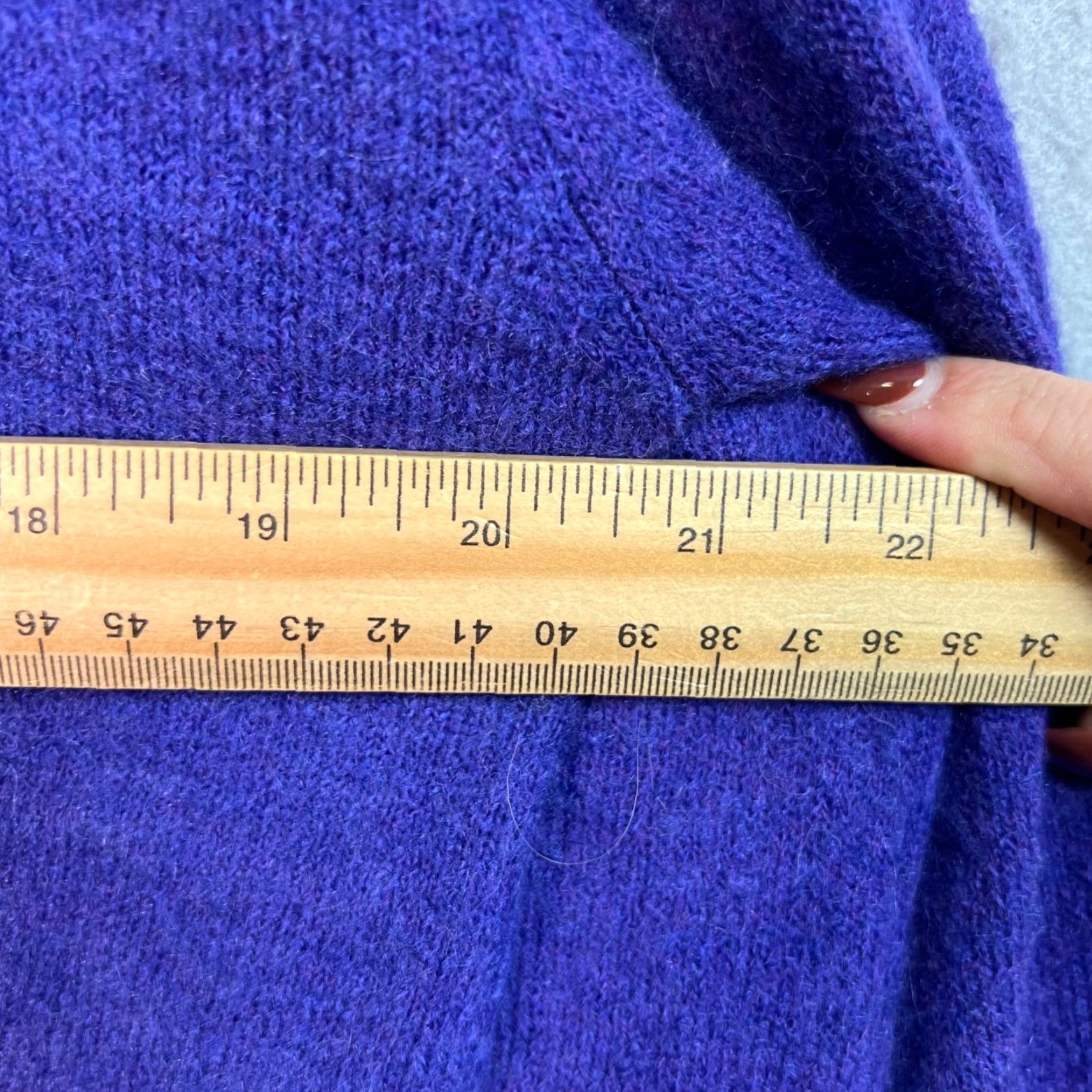 Mango Mango Womens Size XS Wool Blend Purple Knit Sweater Pullover NEW Size XS / US 0-2 / IT 36-38 - 6 Thumbnail