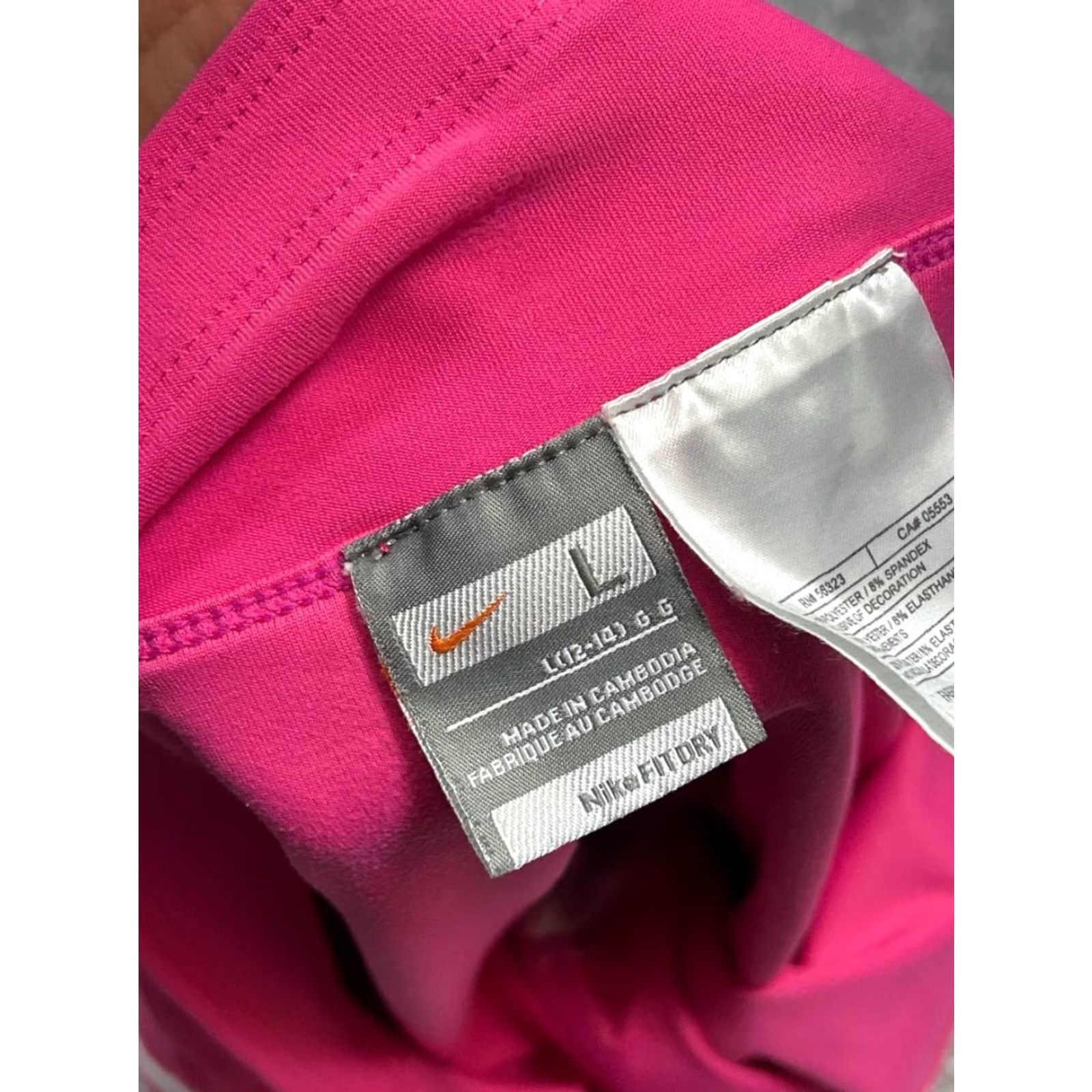Nike Nike Skirt Nike Skort Girls L Pink Dri Fit Compression Liner Swoosh Logo Activewear Short Skirt Womens 31in Waist 12-14 2000s? Size 36" / US 14 / IT 50 - 6 Thumbnail
