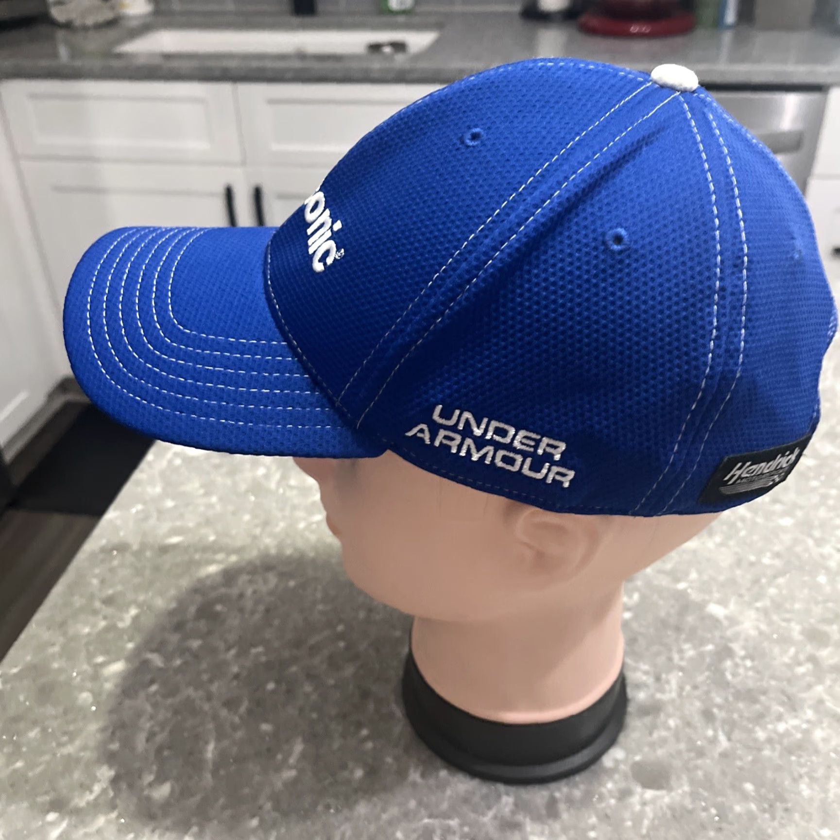 Under Armour Nascar Hat Cap Adjustable Strapback Blue Under Armour Kasey Kahne Hendrick Motorsports Mens Adjustable Blue Hat Size ONE SIZE - 2 Thumbnail
