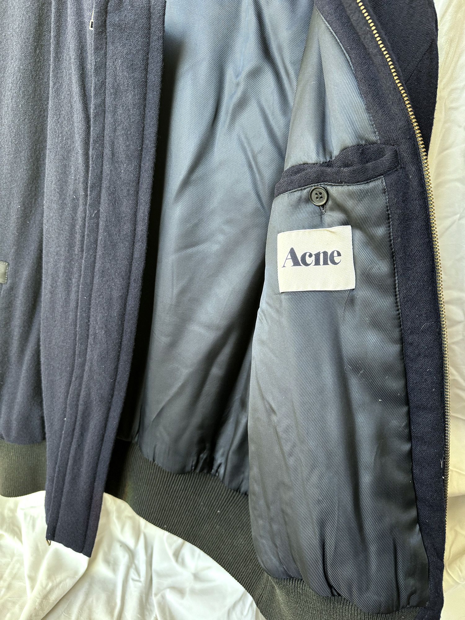 Acne Studios Acne Studios - Felix Wool AW10 Bomber Jacket Size US L / EU 52-54 / 3 - 12 Thumbnail