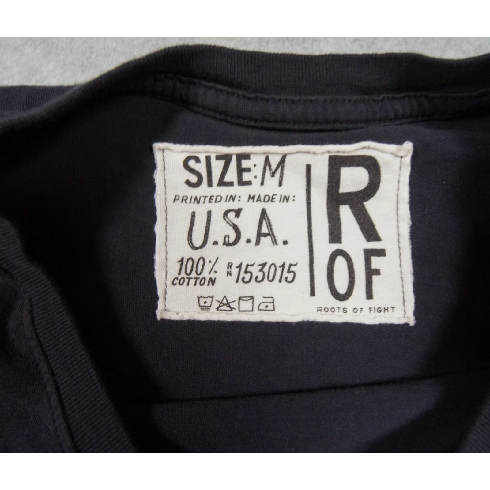 Roots Roots of Fight Shirt Mens Medium Black Short Sleeve Malcom X Harlem Graphic Tee Size US M / EU 48-50 / 2 - 6 Thumbnail