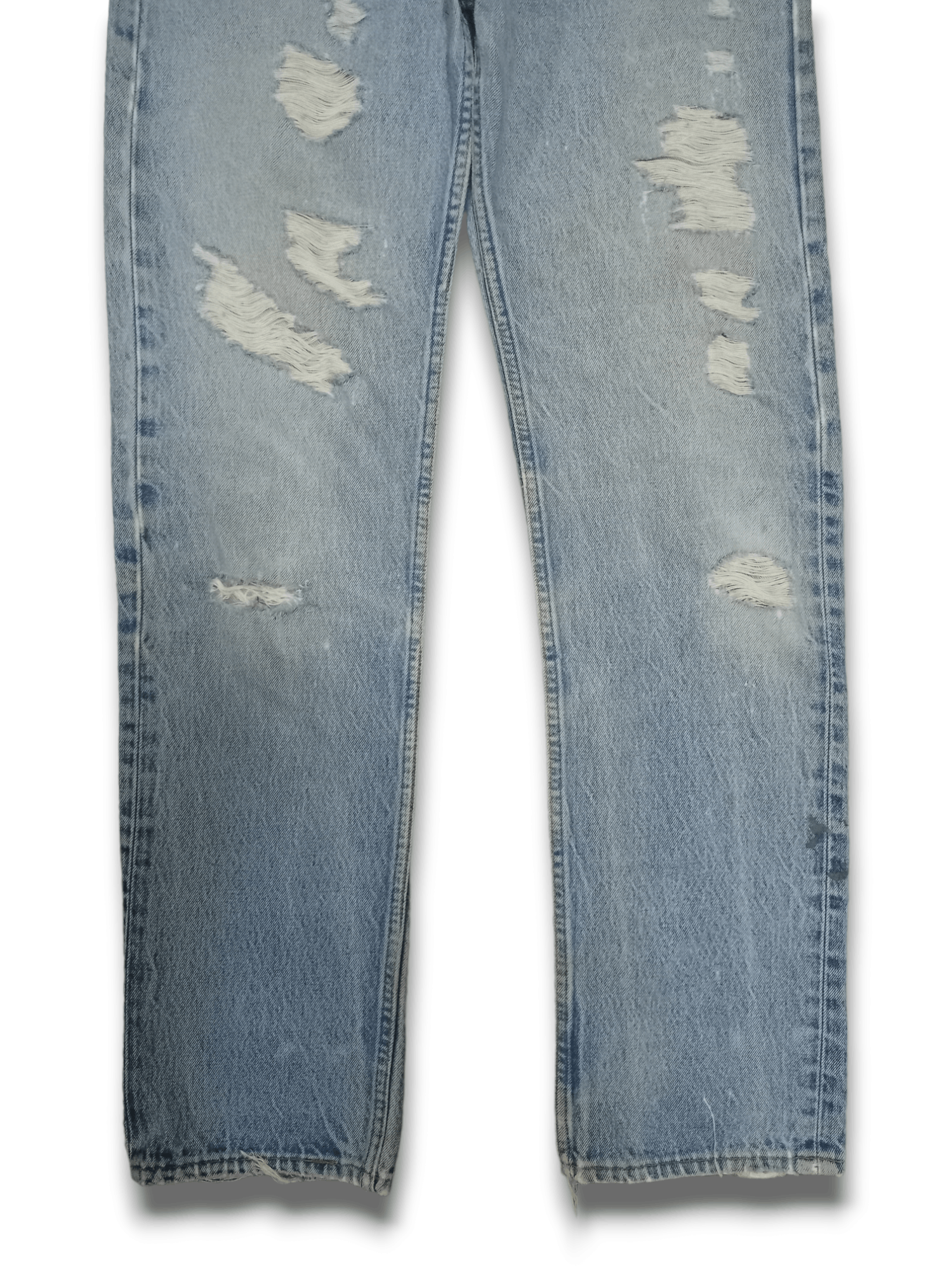 Levi's × Levi's Vintage Clothing Vintage 90s Levis 501 Stonewashed Distressed Loose Jeans Size US 30 / EU 46 - 9 Thumbnail