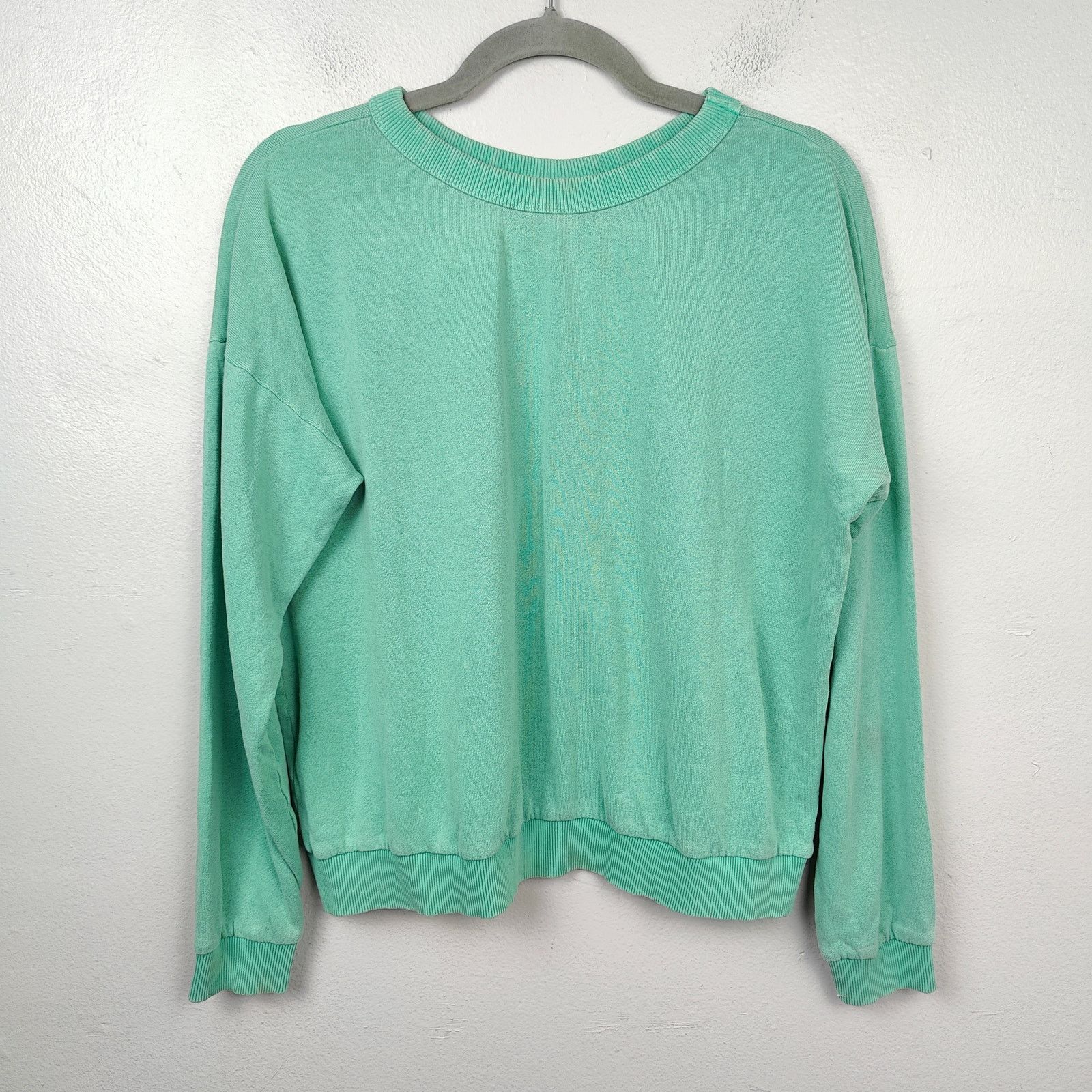 Jungmaven Jungmaven Sweatshirt Womens Large Green Hemp Organic Size L / US 10 / IT 46 - 1 Thumbnail