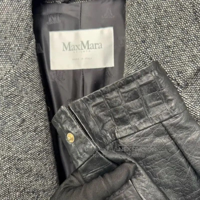 Max Mara MaxMara Black Wool Blend Women's Coat . Size S / US 4 / IT 40 - 7 Thumbnail