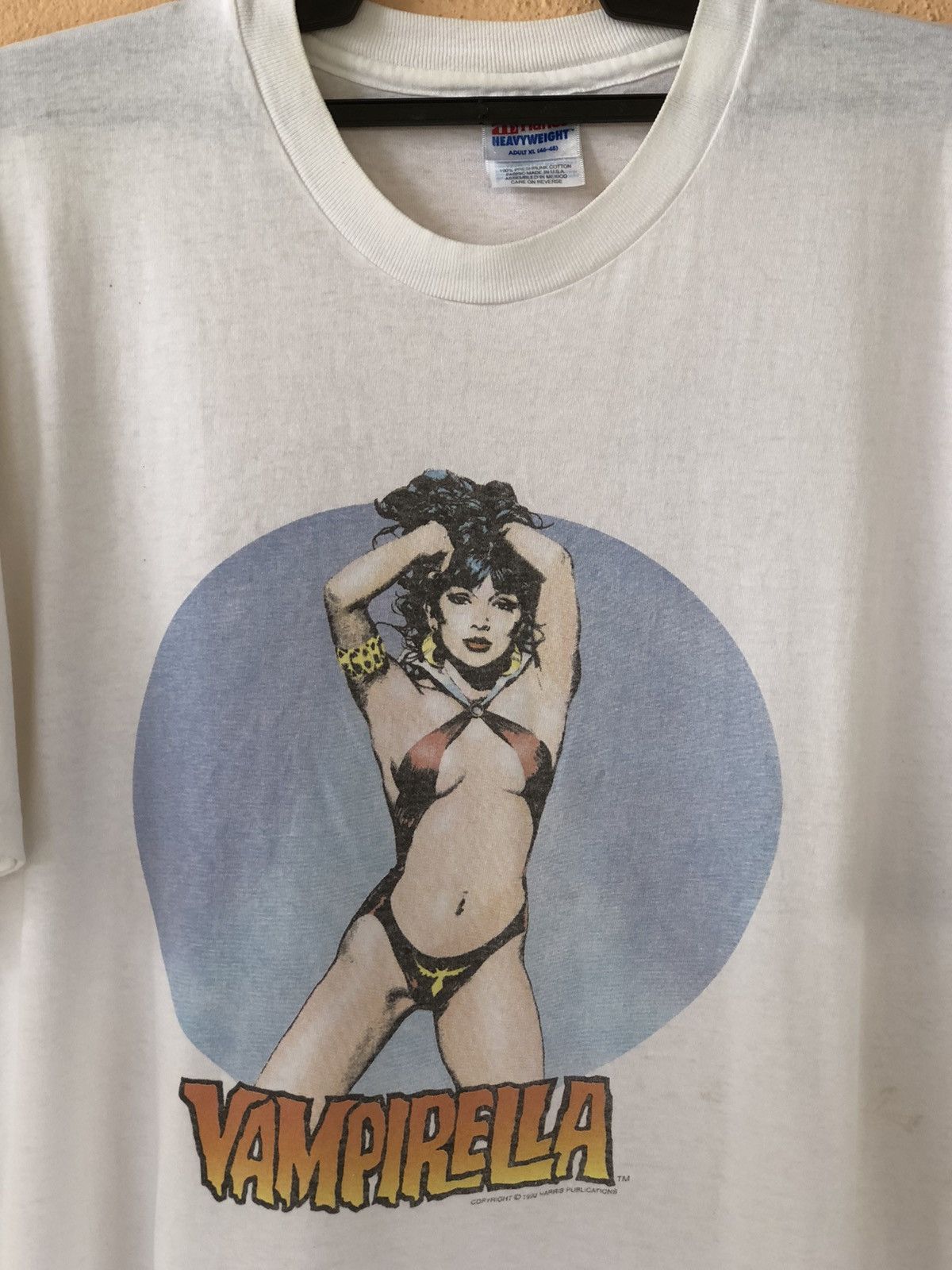 Expert Horror Vintage 90s VAMPIRELLA Horror Movie Rare Tee Size US XL / EU 56 / 4 - 2 Thumbnail