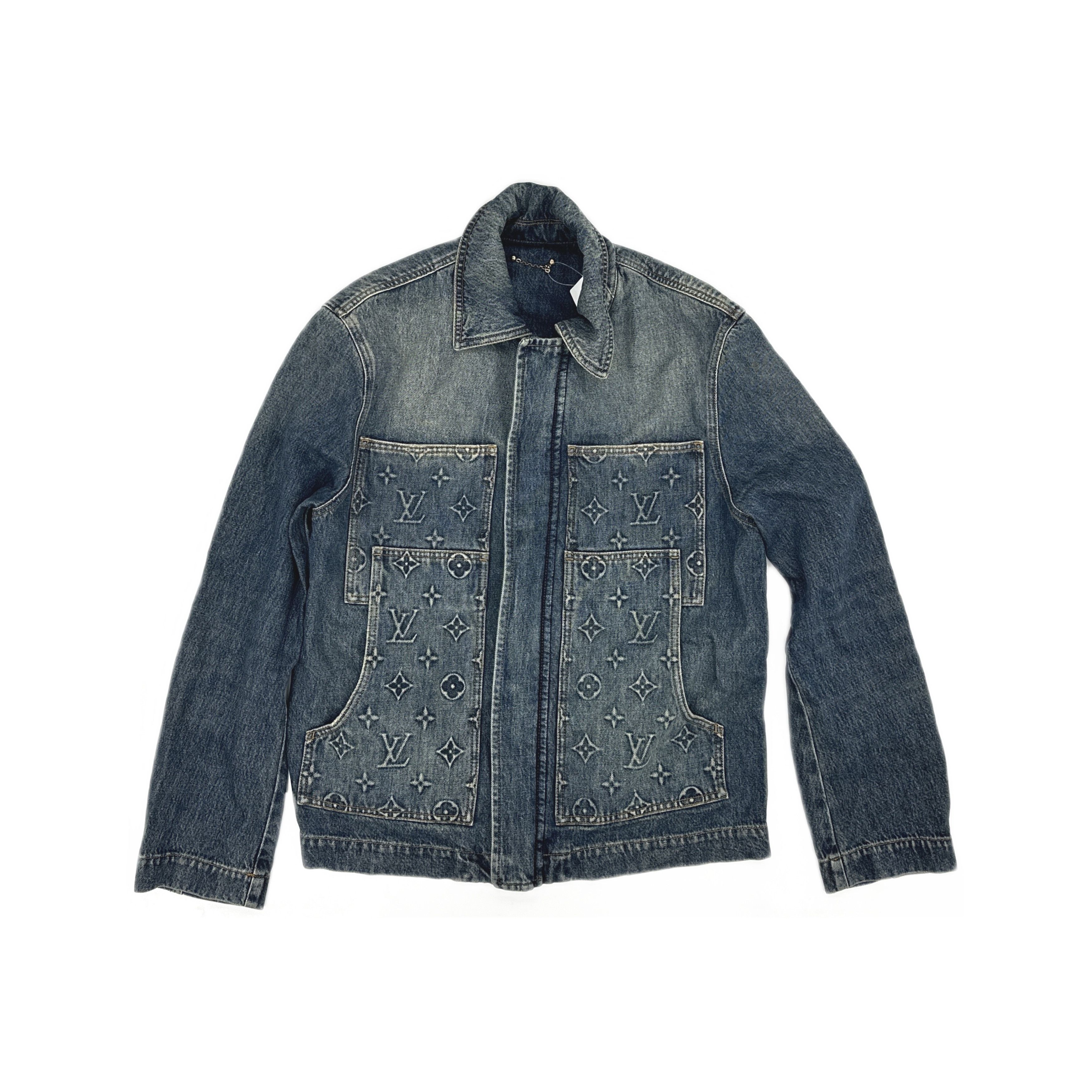 Louis Vuitton Louis Vuitton Monogram Denim Jacket 48 Size US M / EU 48-50 / 2 - 1 Thumbnail
