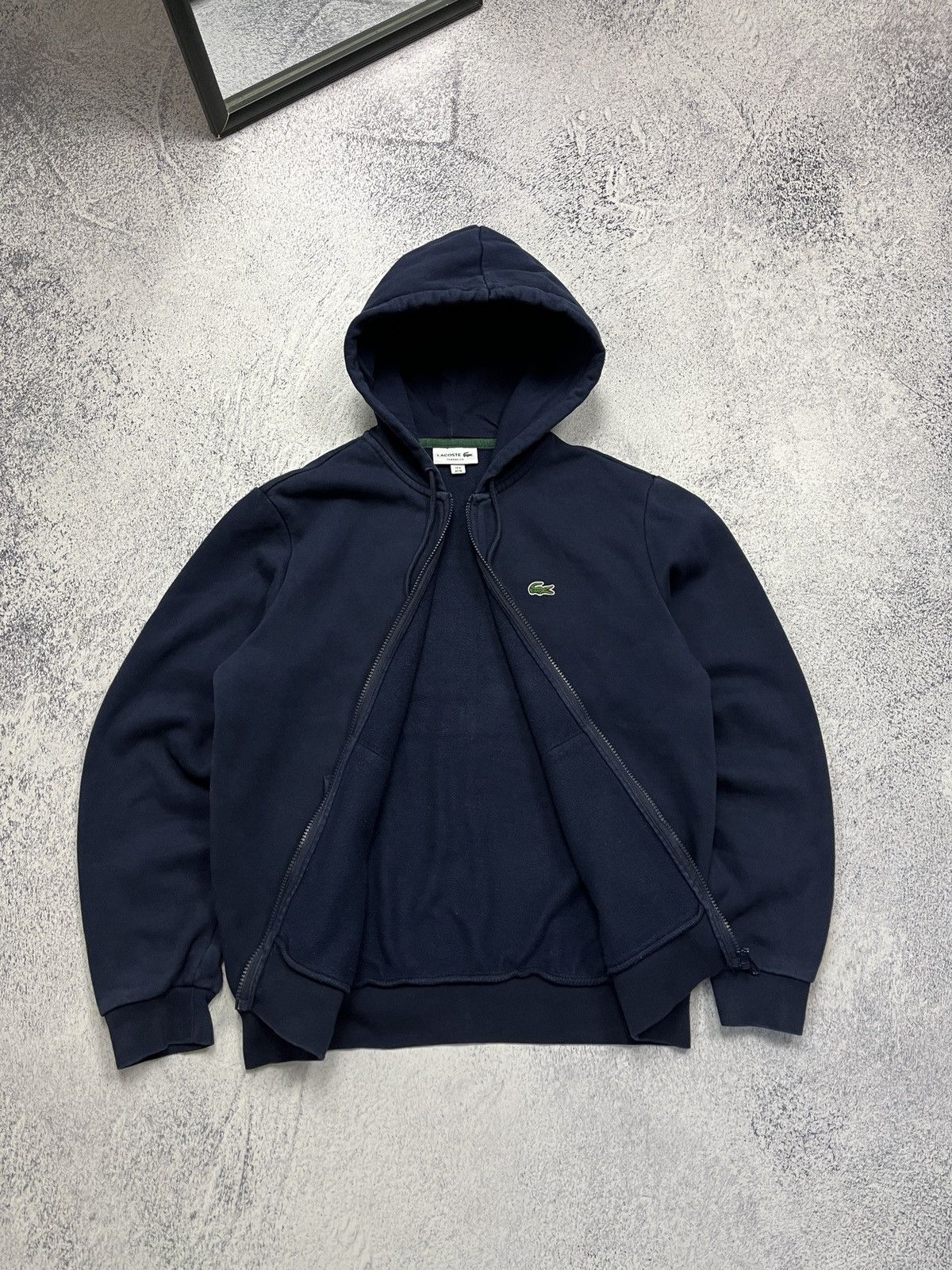 Lacoste Lacoste Zip Hoodie Mini Logo Casual Basic Streetwear Hype Size US M / EU 48-50 / 2 - 6 Thumbnail