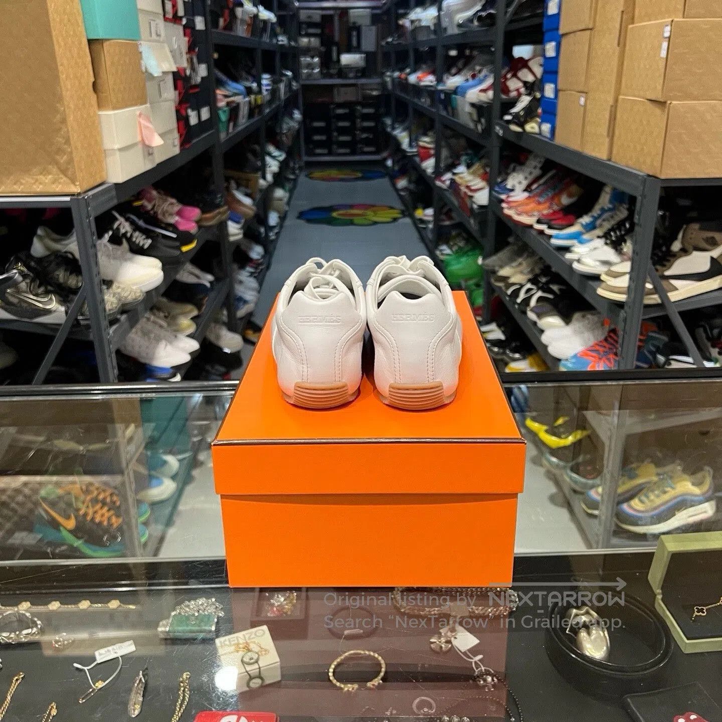 Hermes Hermes Master White Calf Leather. Size US 6 / IT 36 - 3 Thumbnail