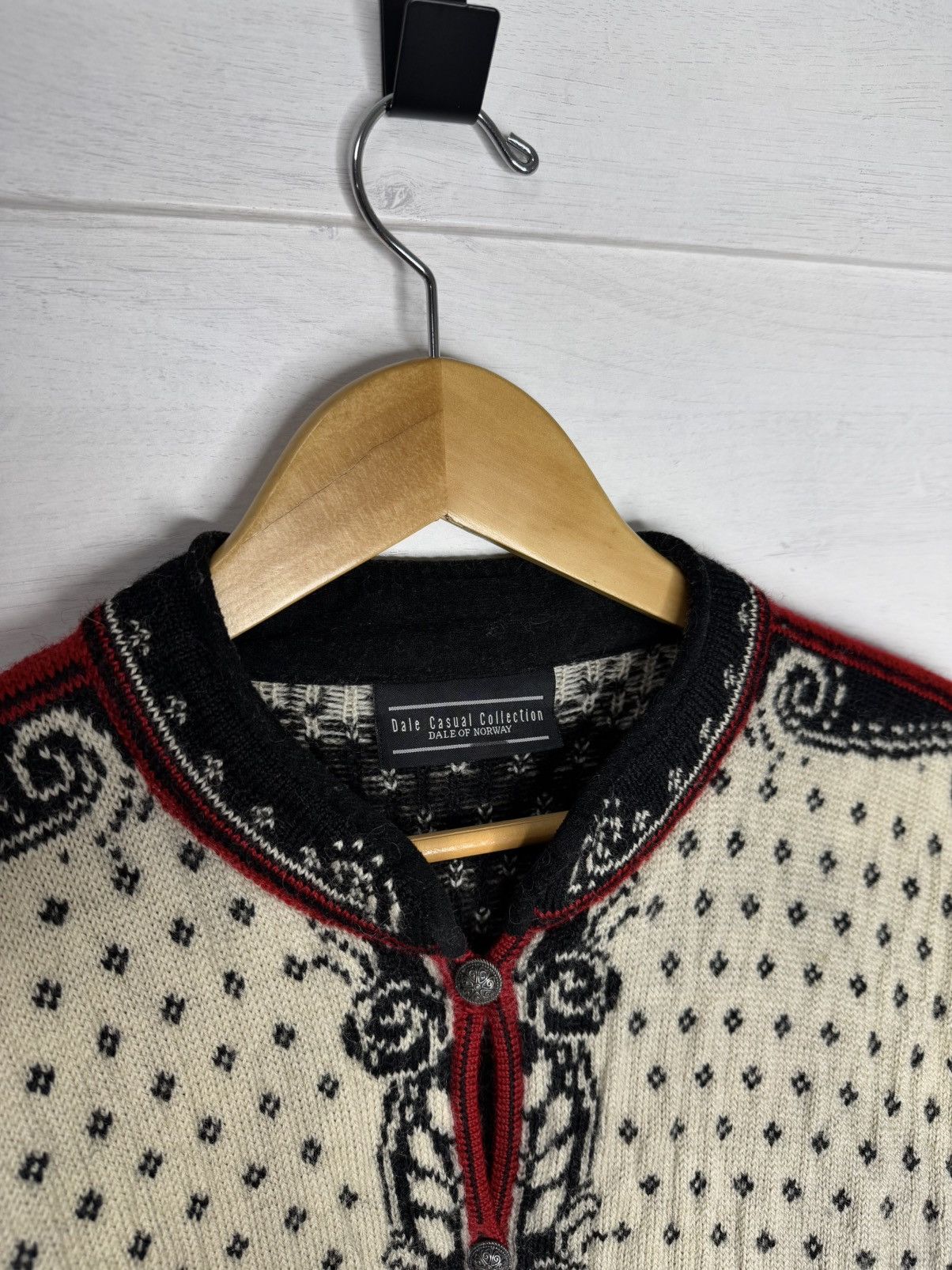 Dale Of Norway Vintage Dale of Norway Wool Cardigan Sweater Rose Nordic Y2K Size M / US 6-8 / IT 42-44 - 2 Thumbnail