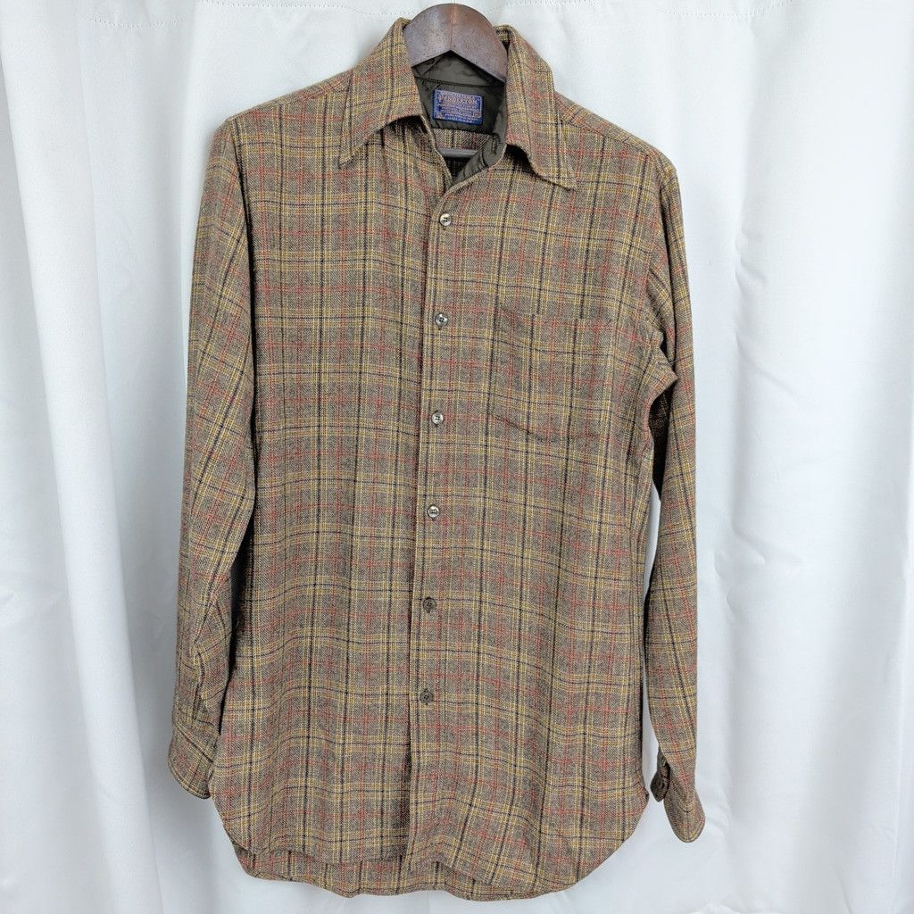 Pendleton × Vintage Men's Vintage Pendleton Wool Plaid Shirt Medium Size US M / EU 48-50 / 2 - 4 Thumbnail