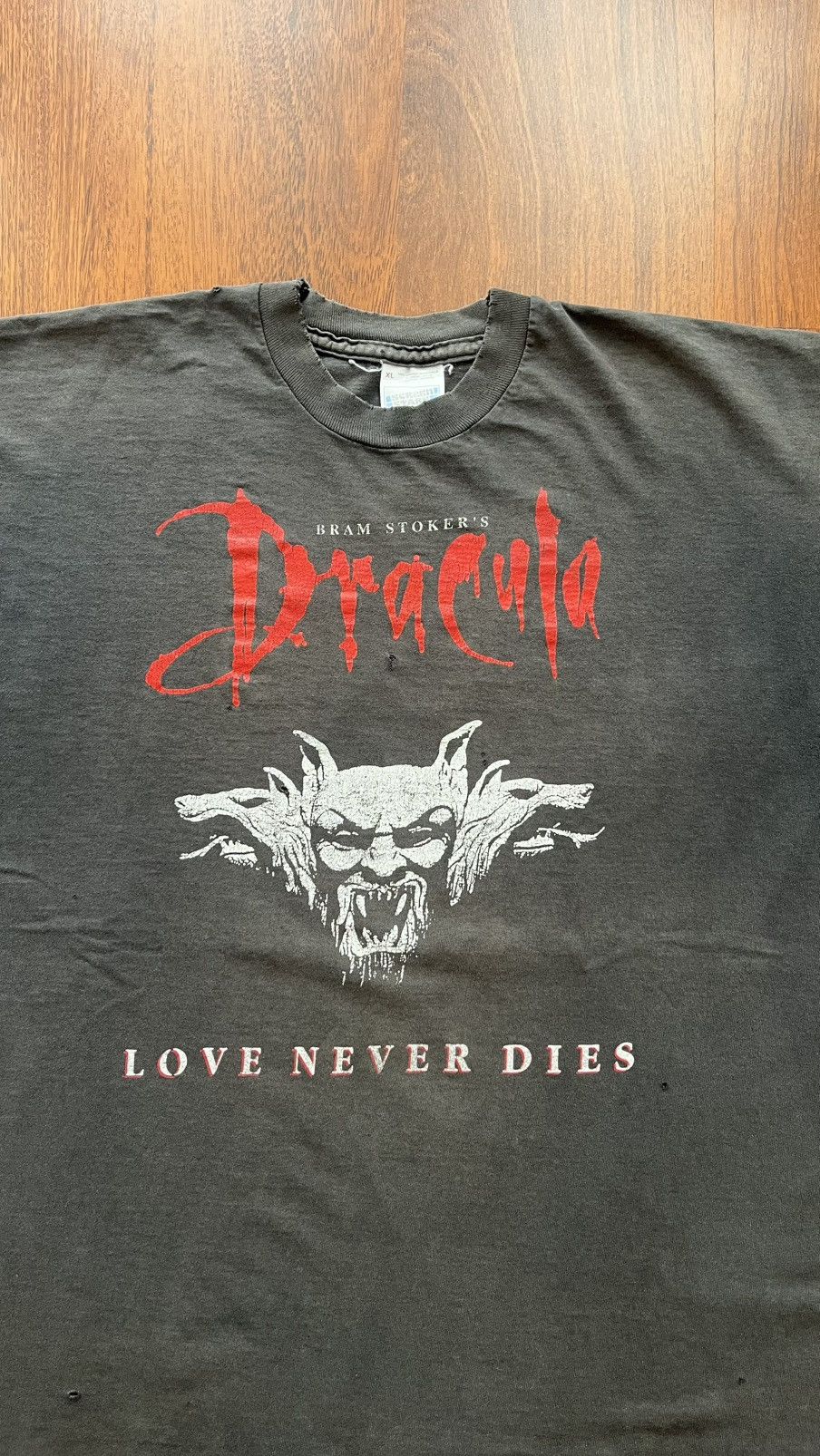 Other 90s Dracula Bram Stoker's Vintage Shirt " Love Never Dies " Size US XL / EU 56 / 4 - 1 Thumbnail