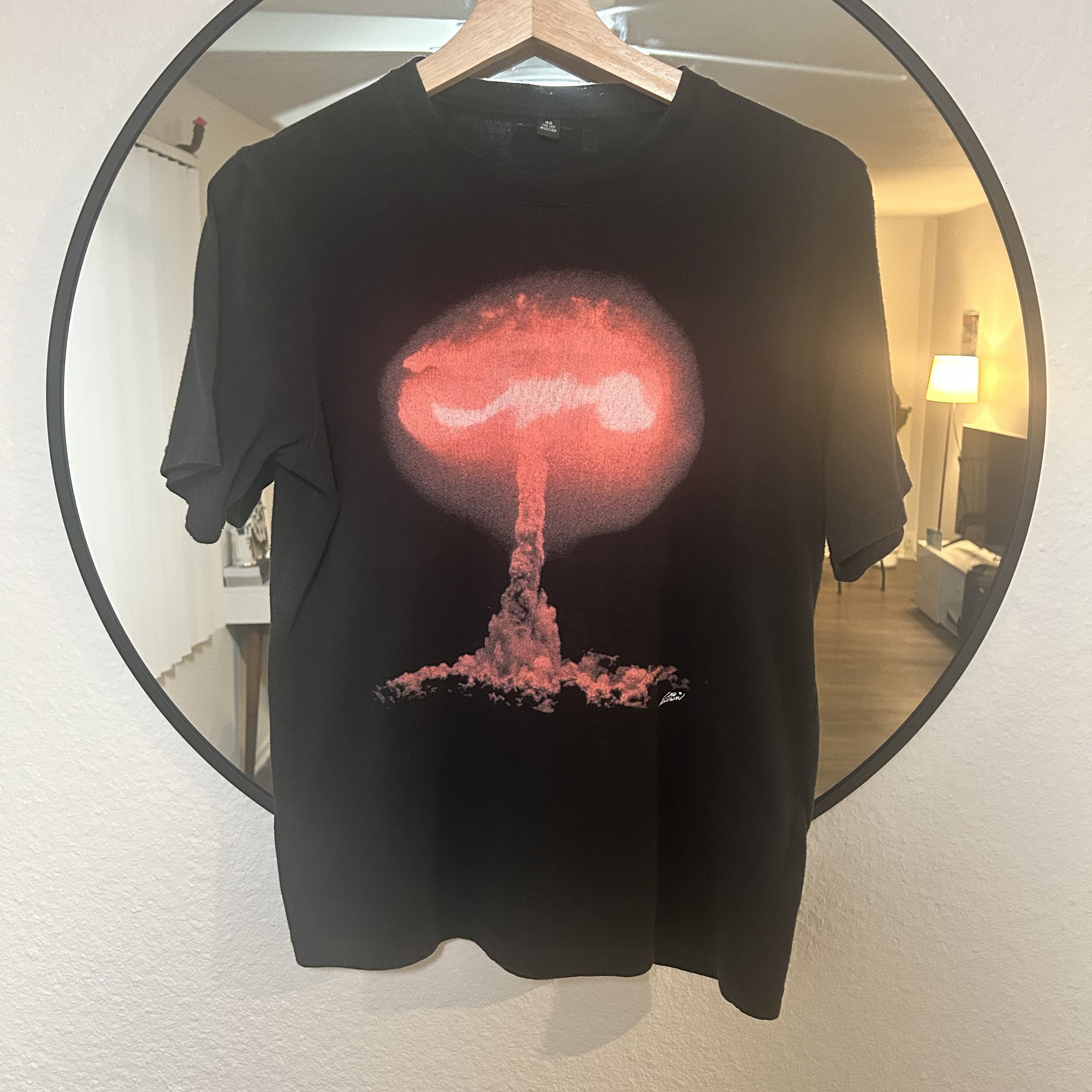 Lad Musician LAD MUSICIAN RARE Shirt black Nuclear Bomb Size 42 Japan Size US S / EU 44-46 / 1 - 1 Thumbnail