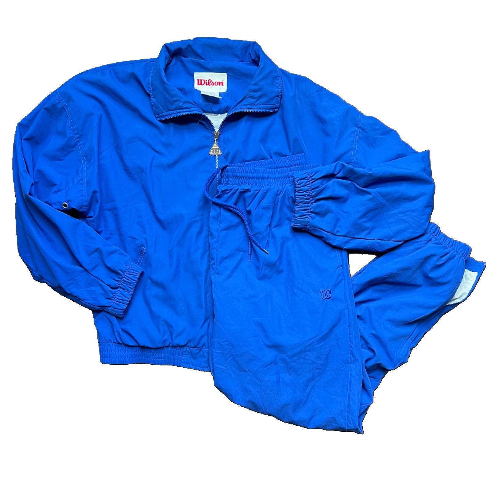 Wilson 1990s Wilson Cobalt Windbreaker Set Size ONE SIZE - 1 Thumbnail